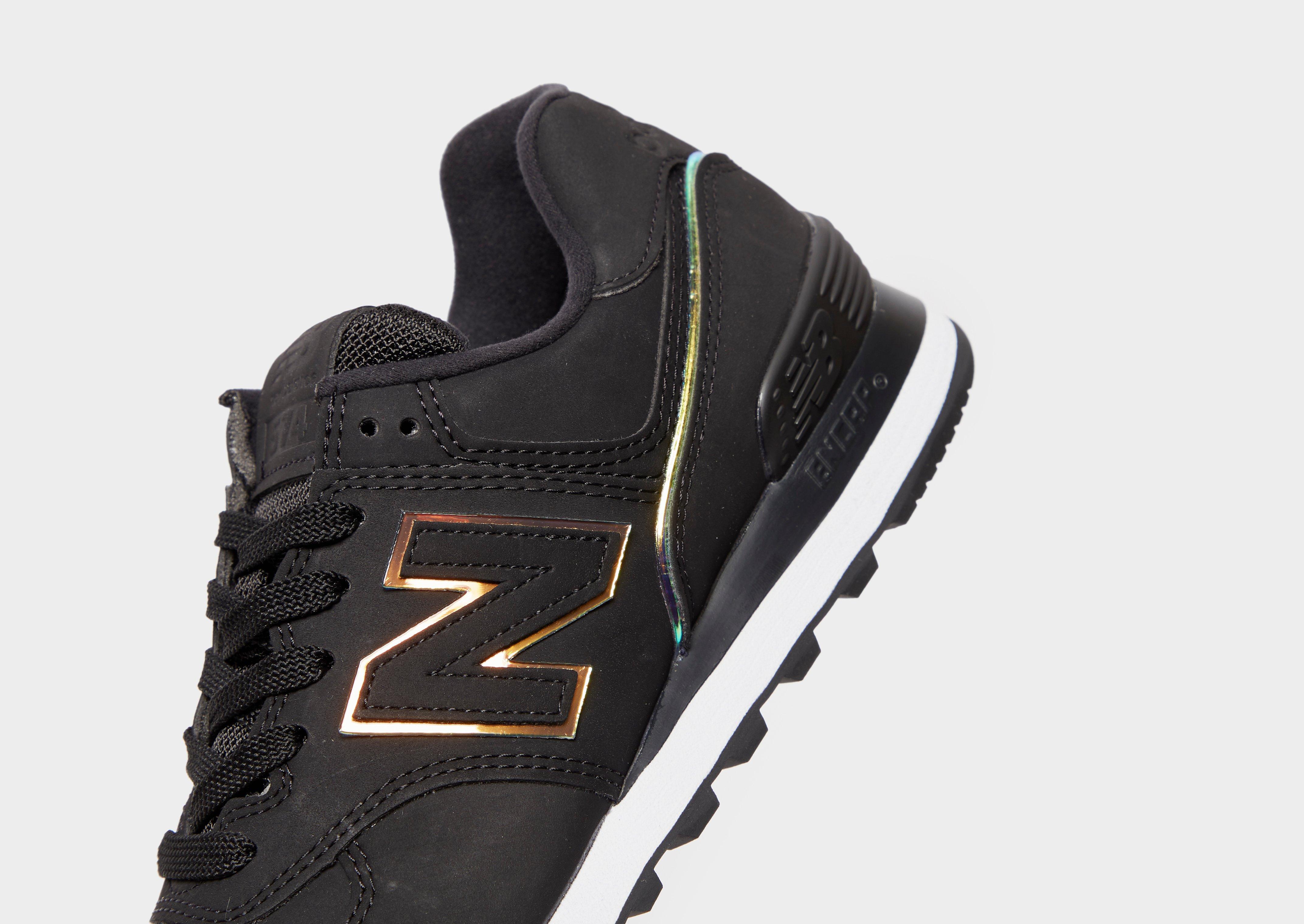 new balance 574 pelle nera