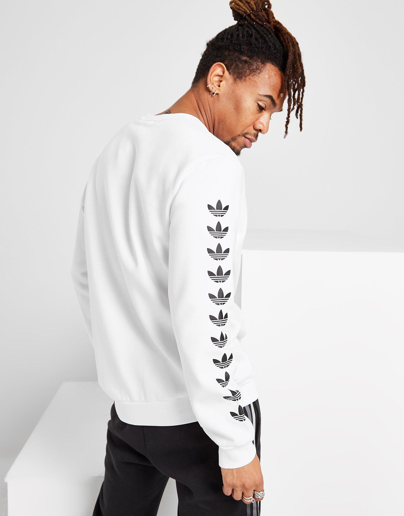 adidas trefoil crew sweater