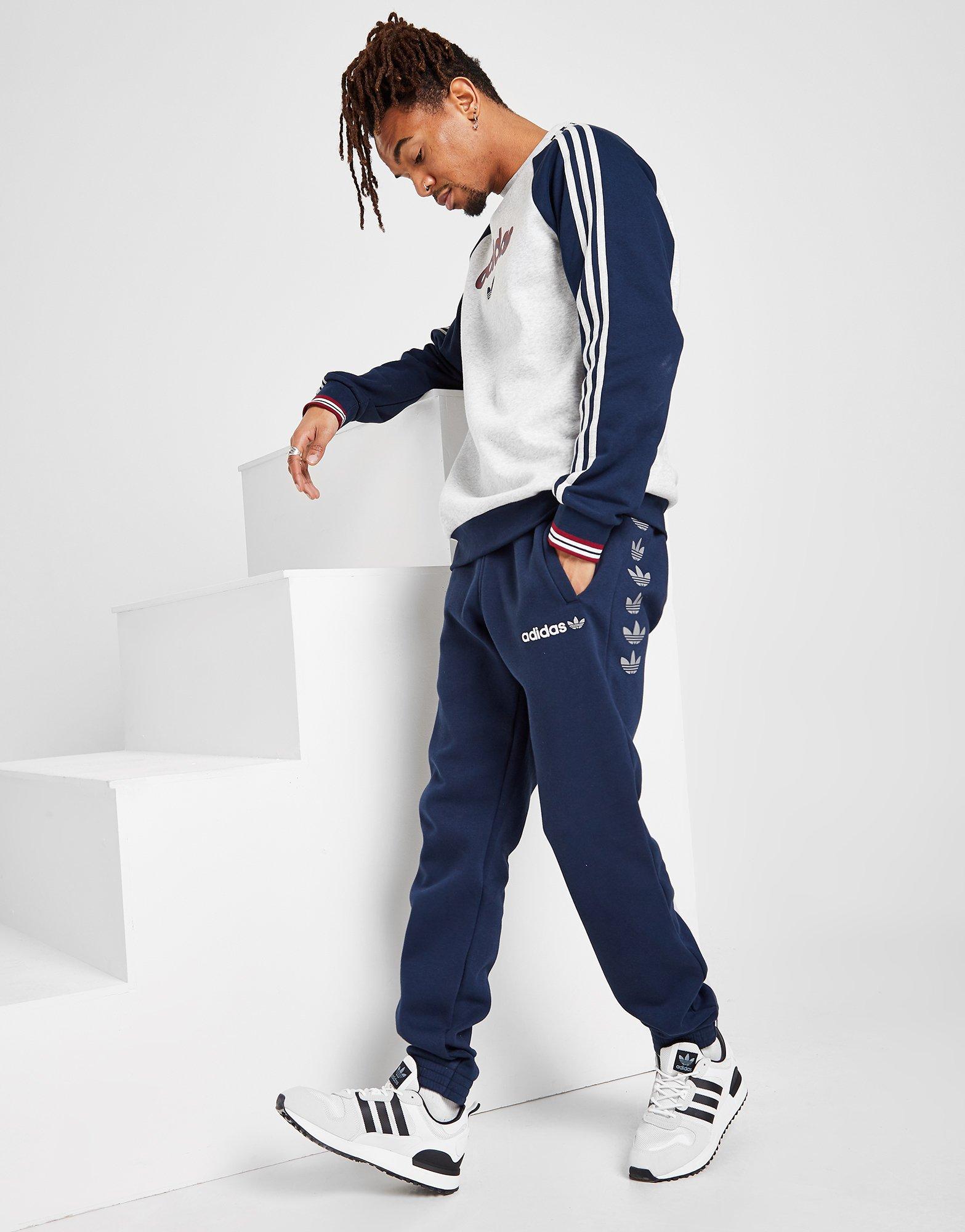 adidas originals repeat trefoil joggers