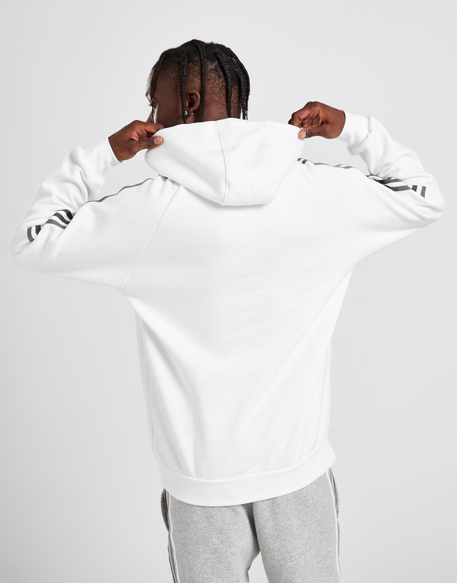 three stripes hoodie