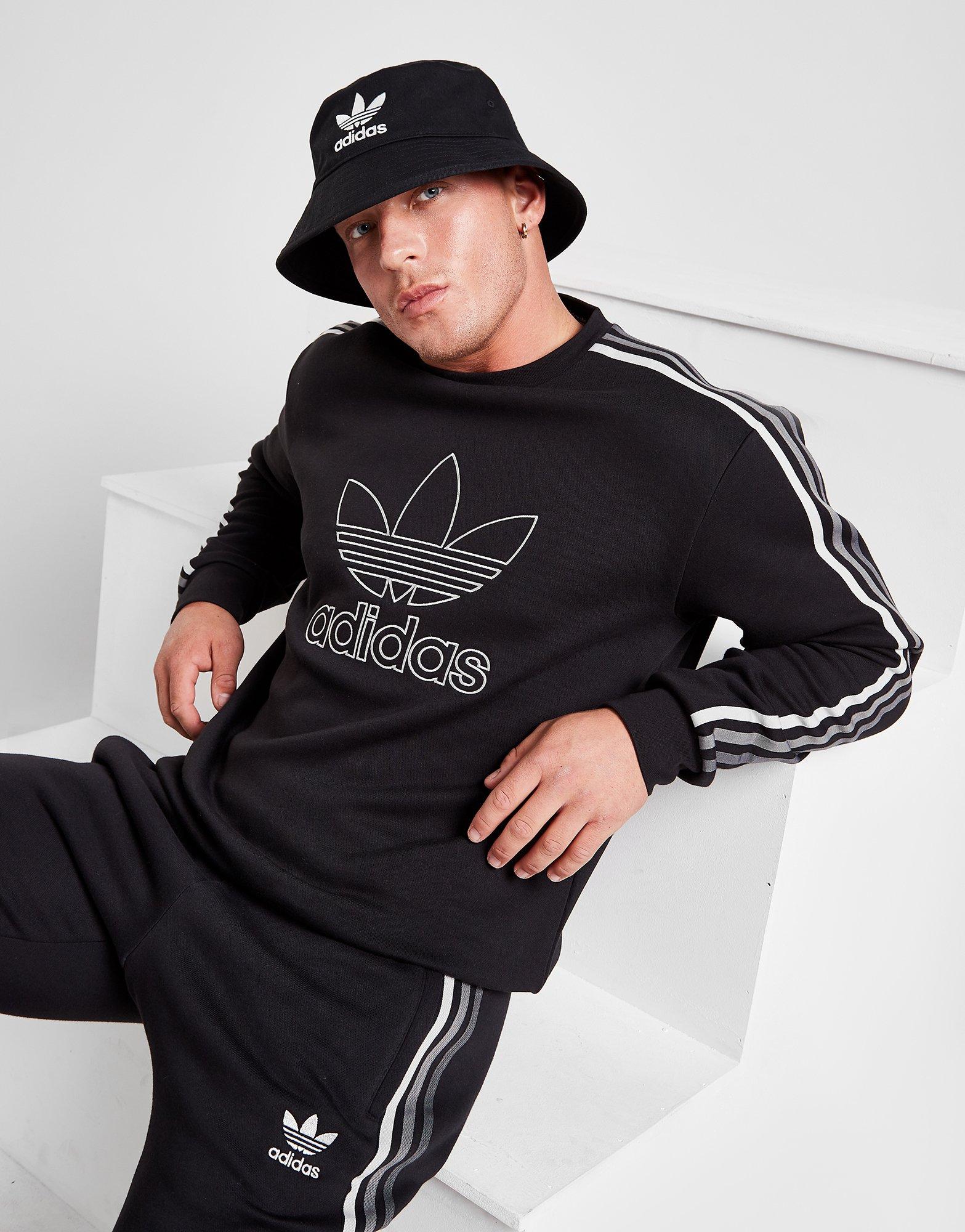 adidas originals 3 stripes crew