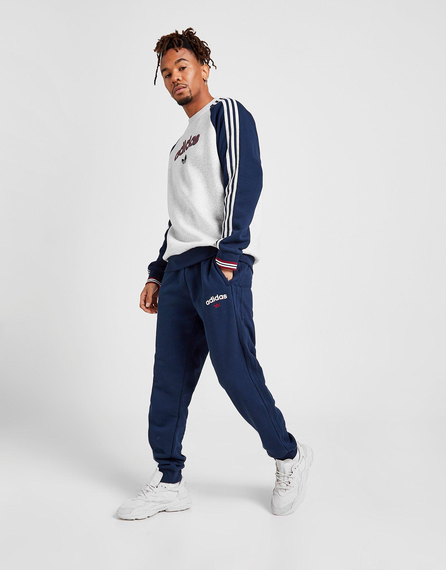 adidas superstar tracksuit navy