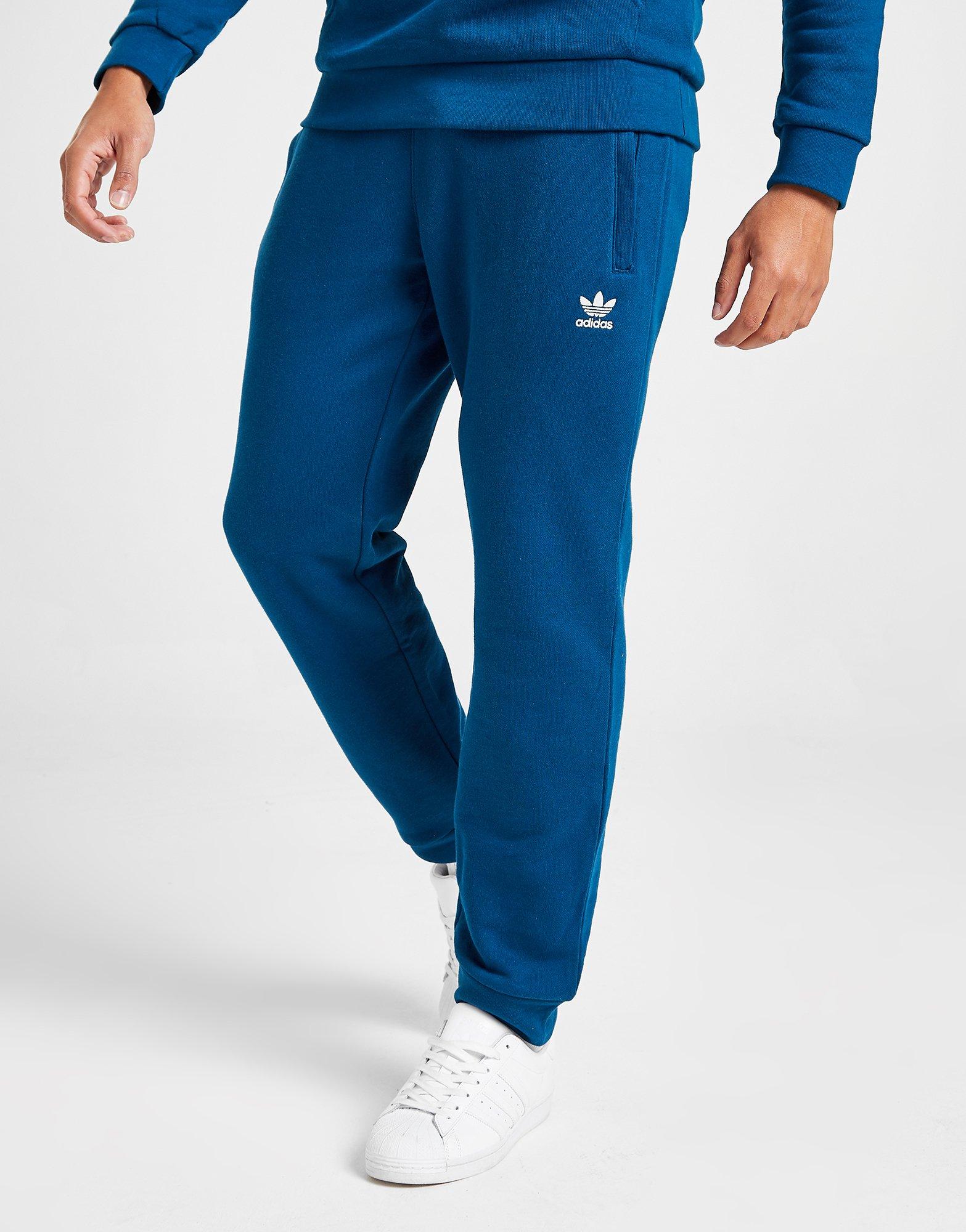 adidas originals essential trefoil cuffed fleece pants