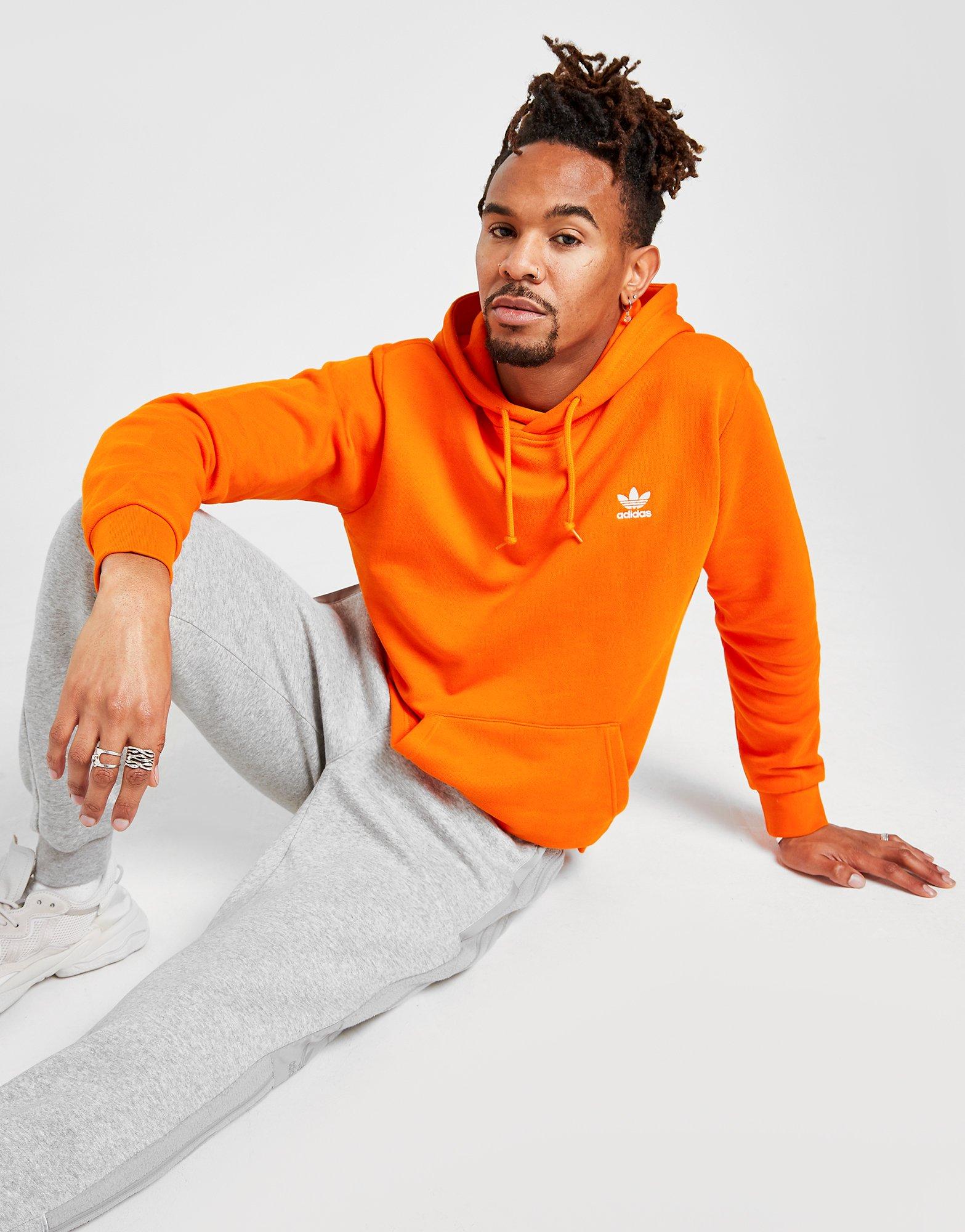 orange adidas originals hoodie