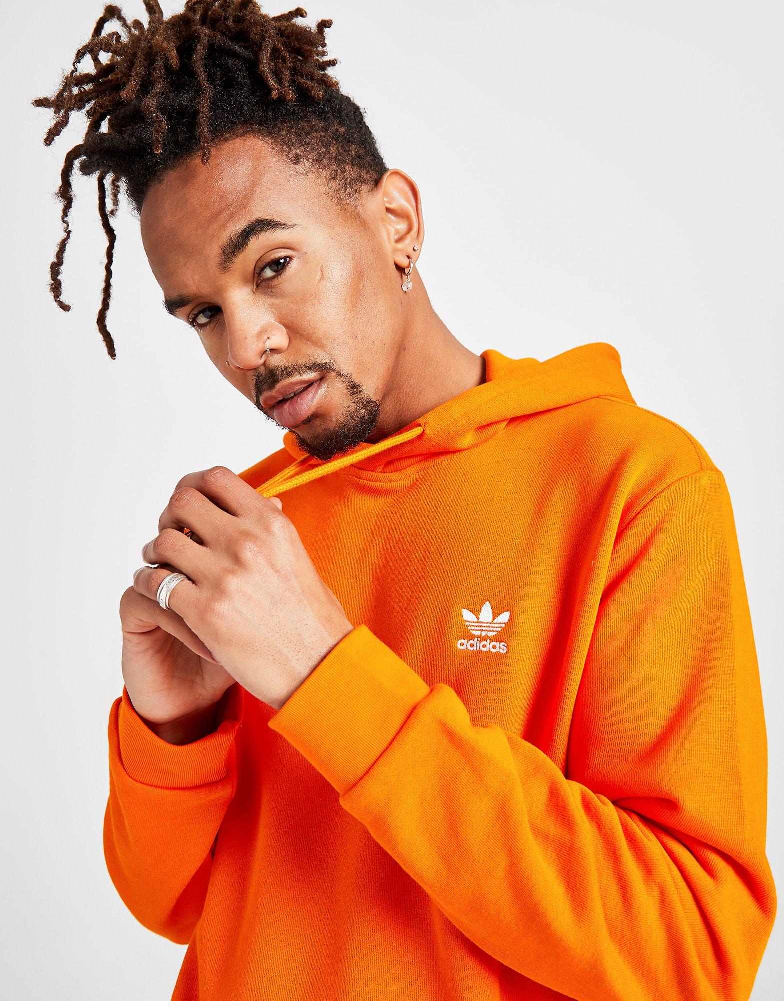 orange hoodie adidas
