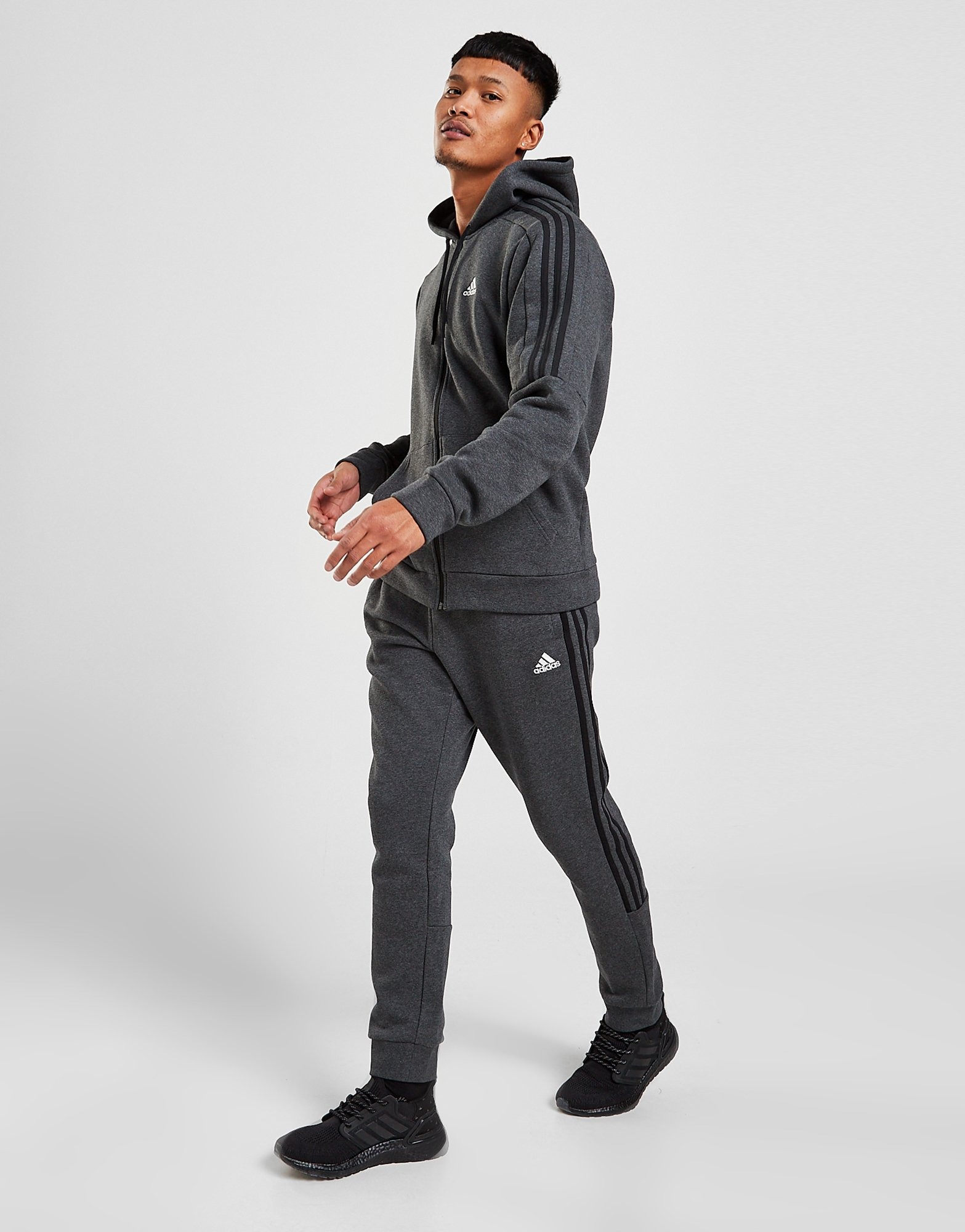 Grey adidas Energize Fleece Joggers - JD Sports NZ