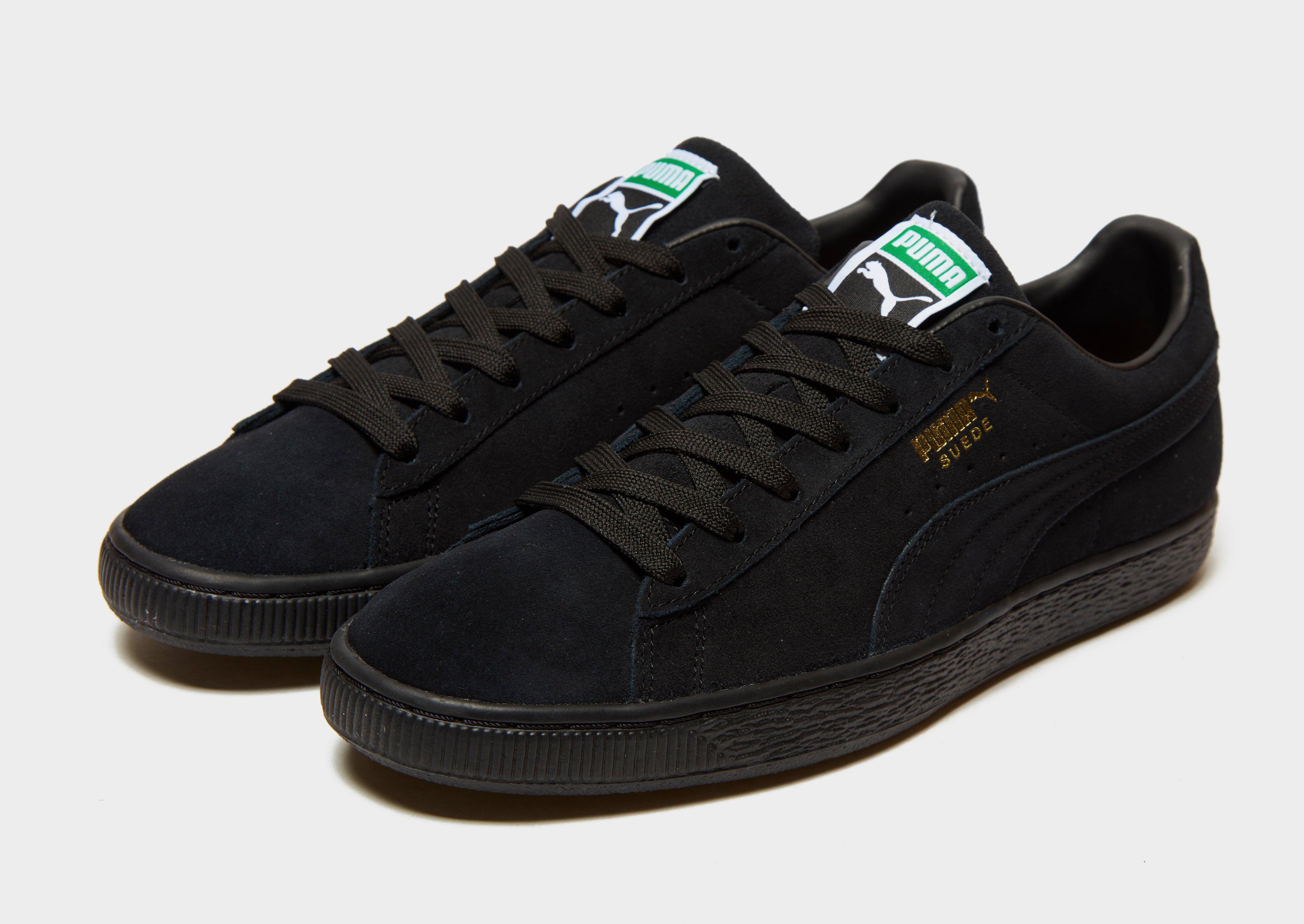 puma suade black