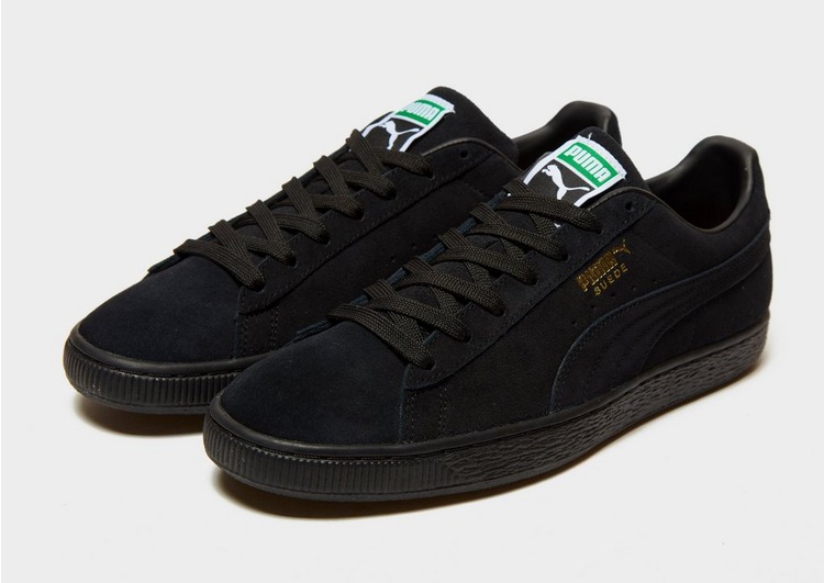 black suede pumas men's
