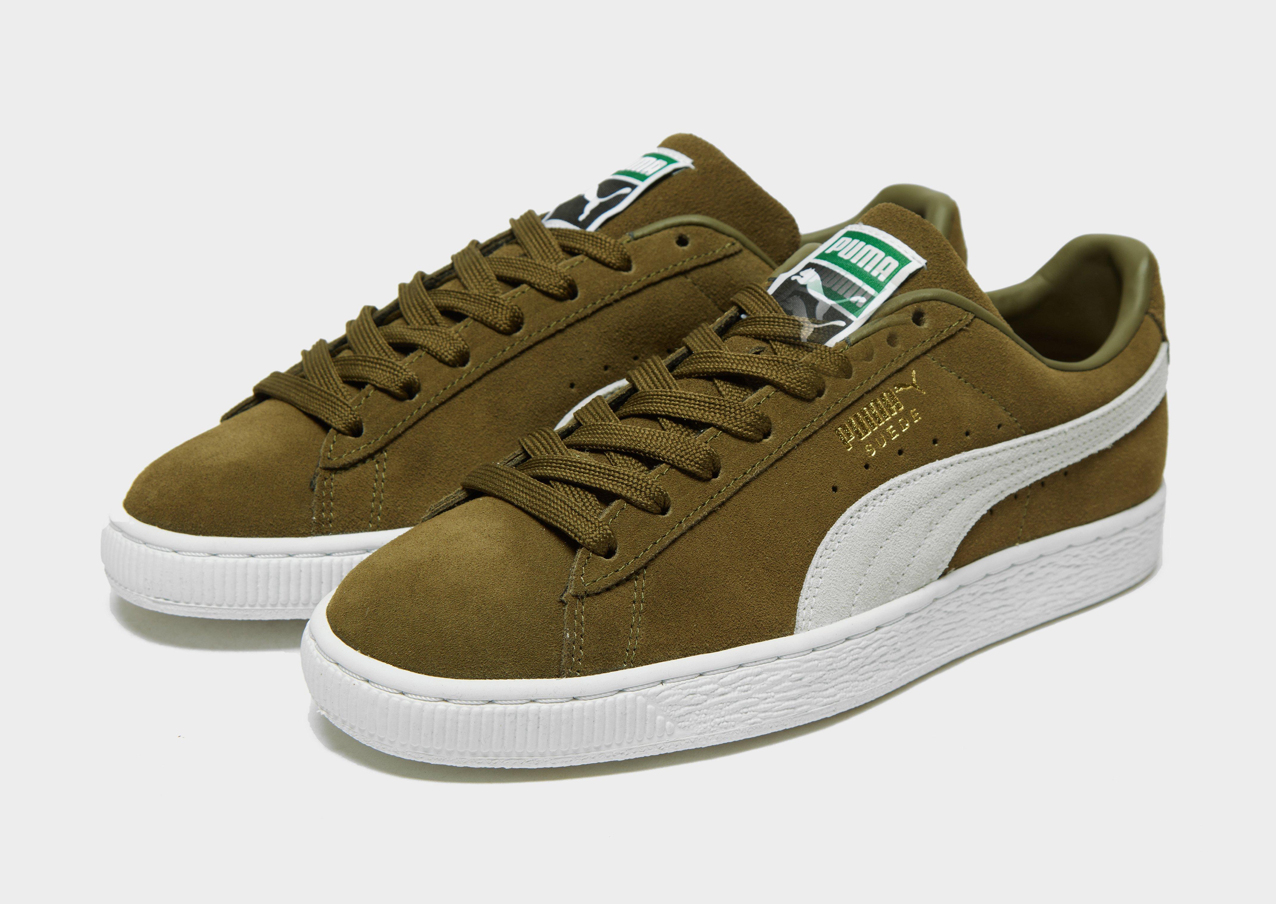 puma suede classic khaki