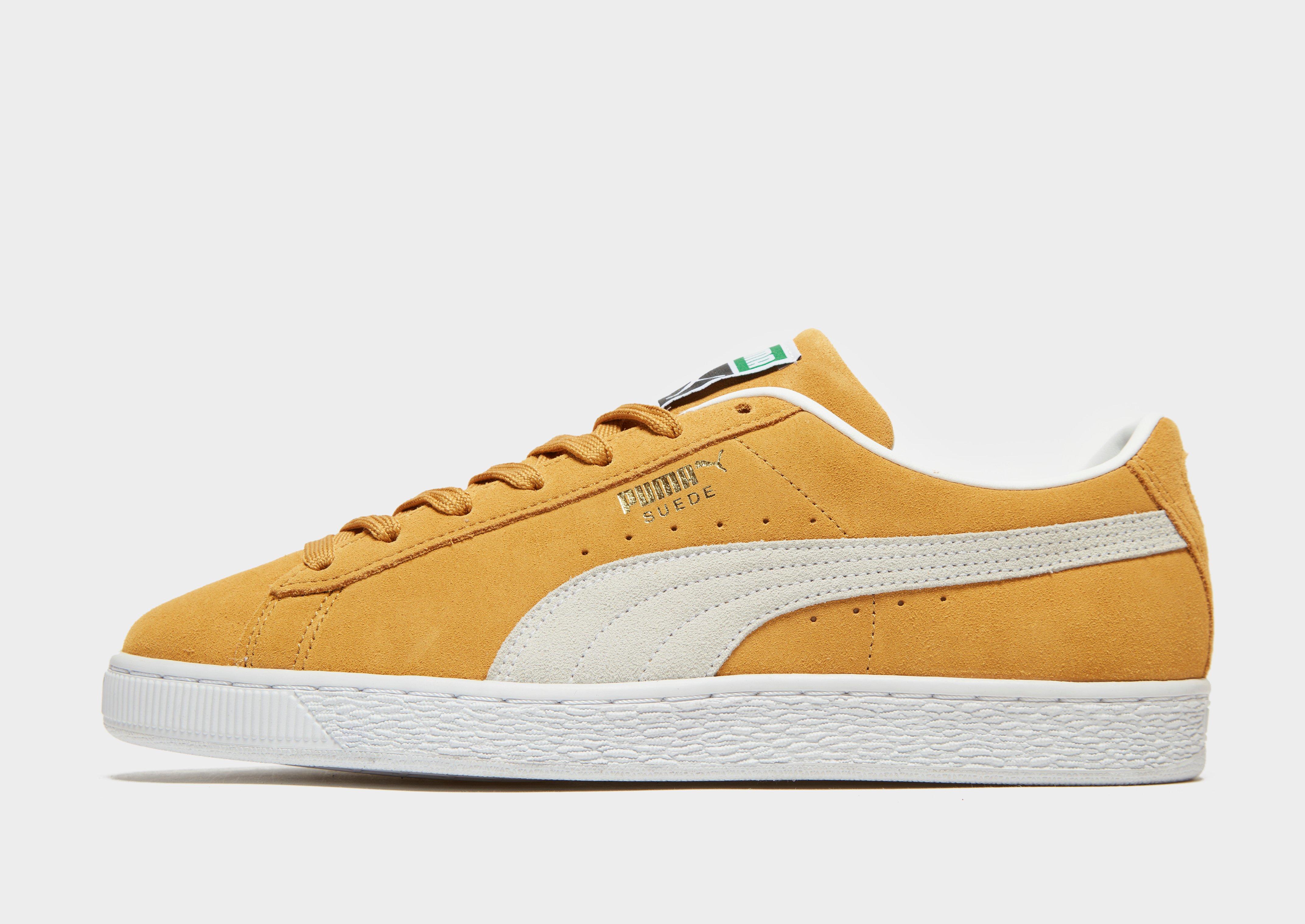 puma suede amarelo