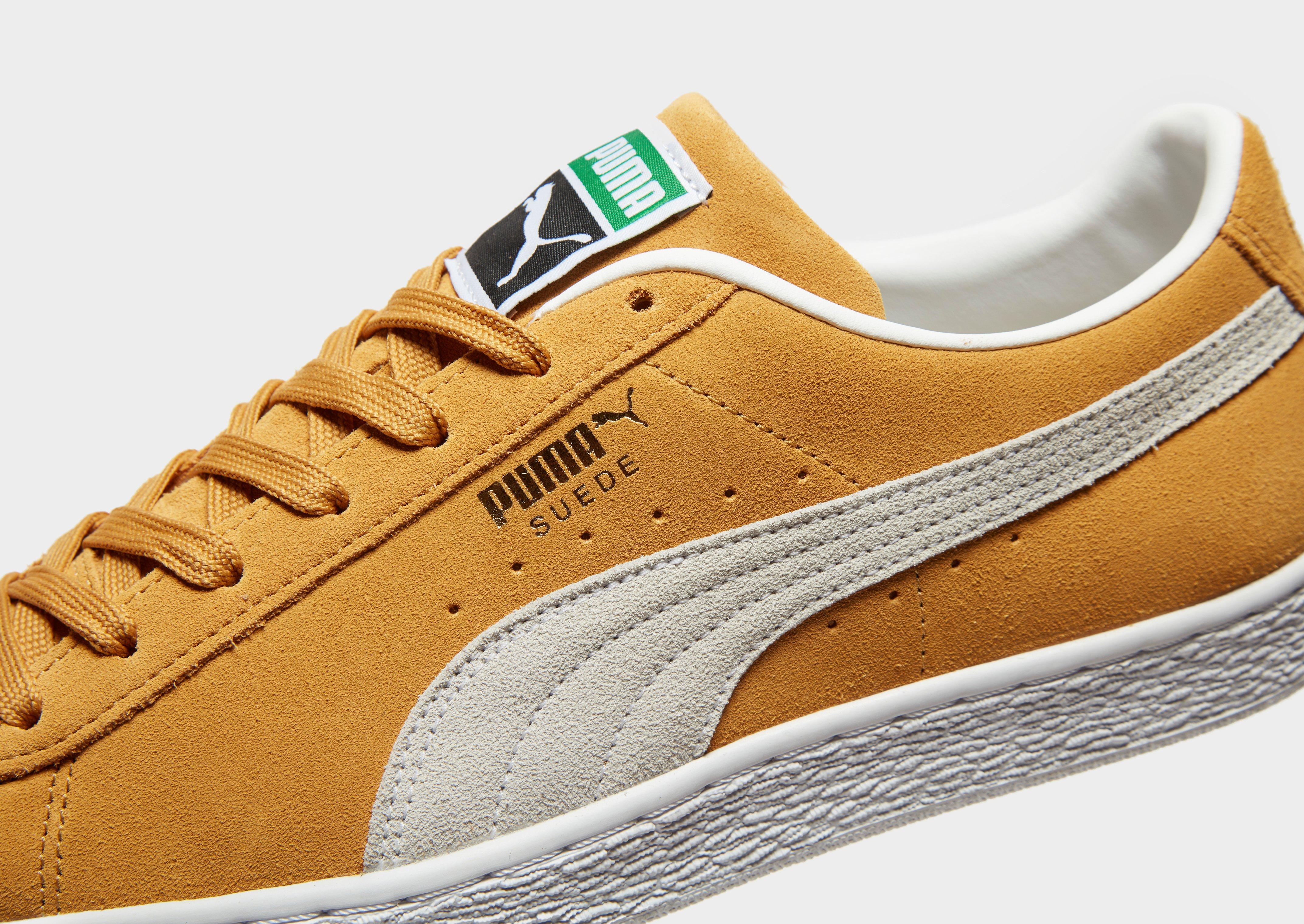 puma suede amarillo