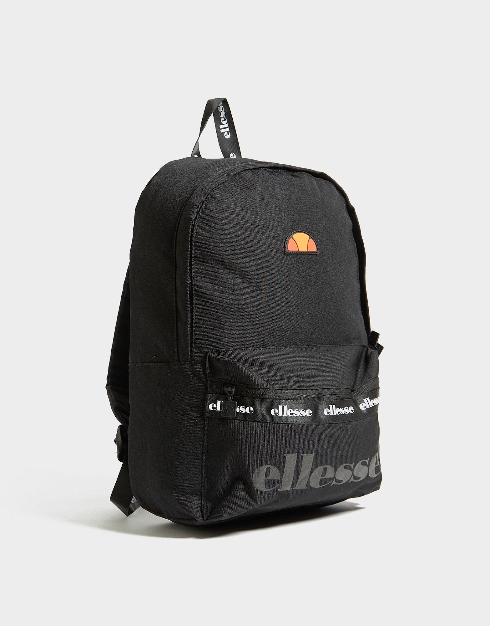 Buy Black Ellesse Albaric Tape Backpack