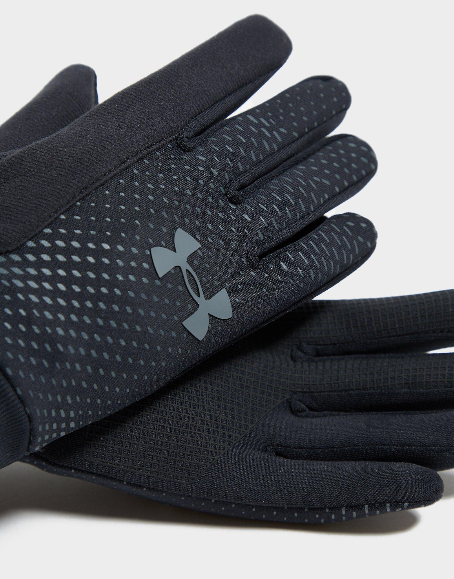 Black Under Armour Etip Gloves Junior 