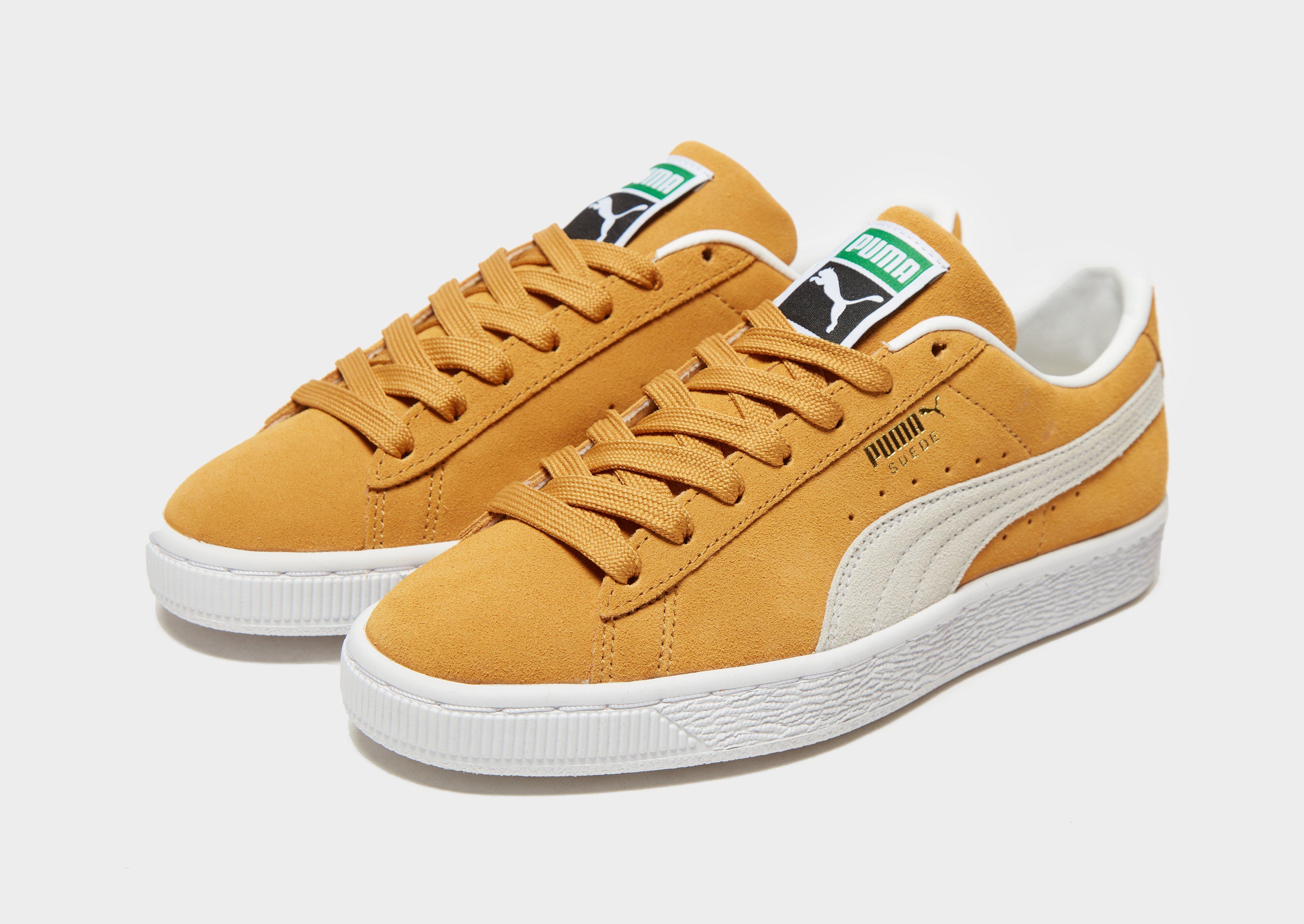 puma suede amarelo