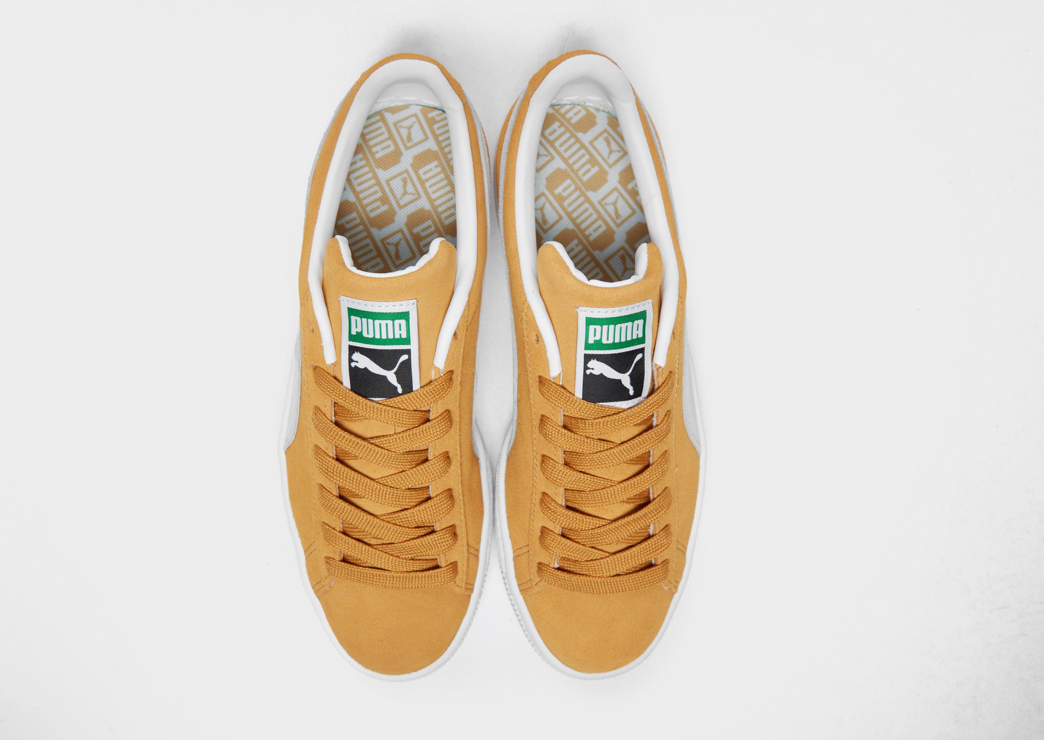 puma suede classic amarelo