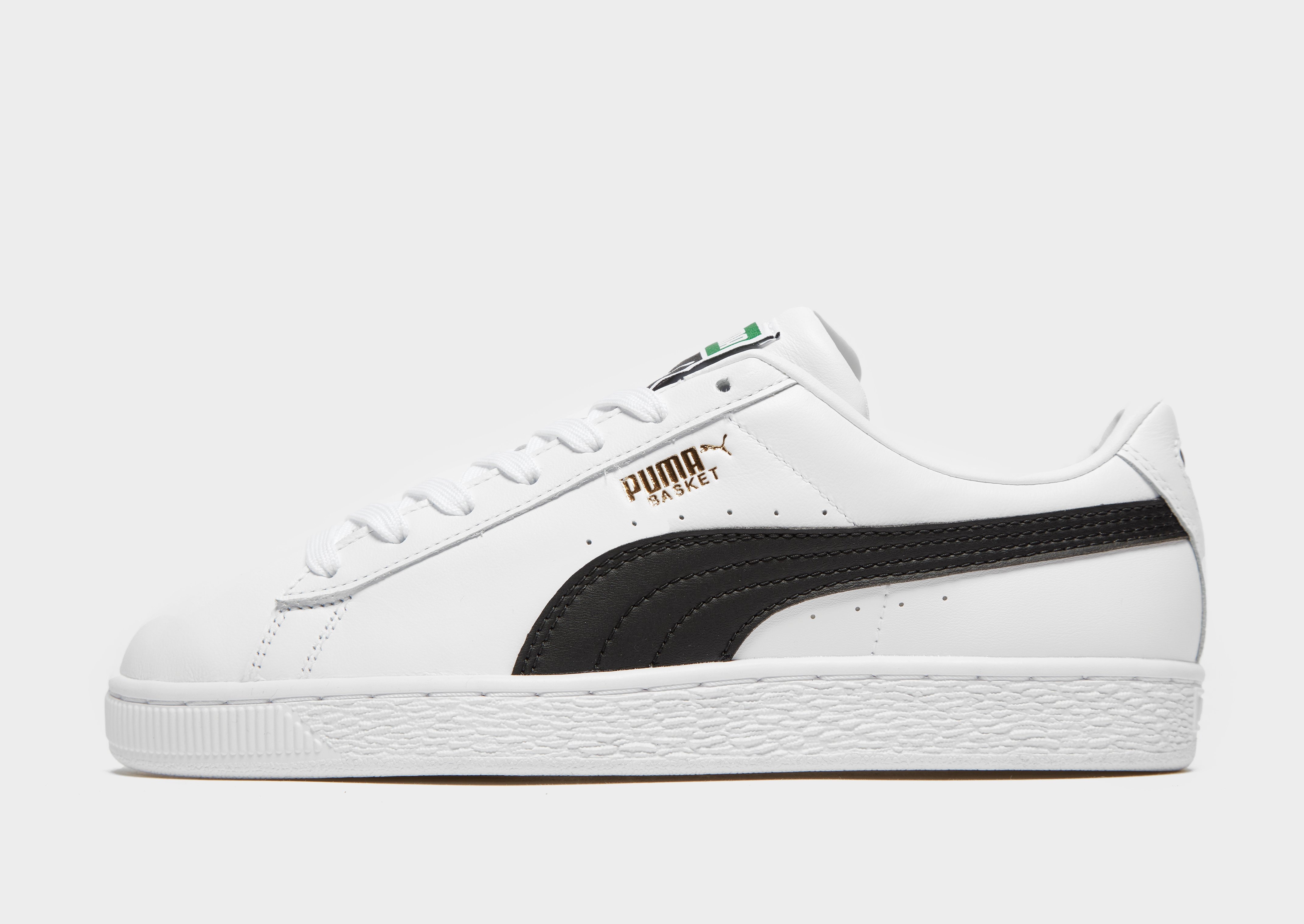 White PUMA Basket Classic Women's JD Sports