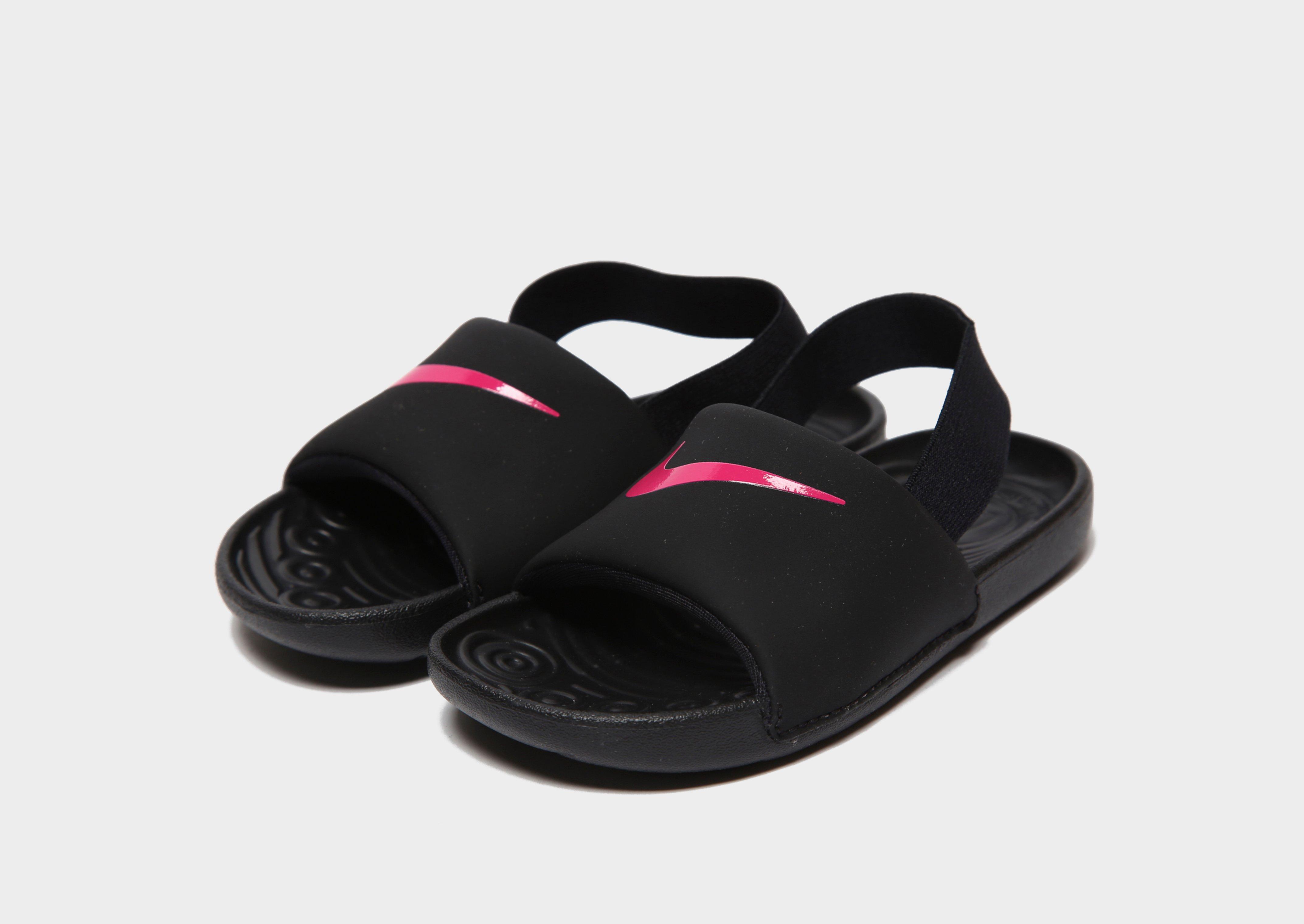 nike kawa slides infant black