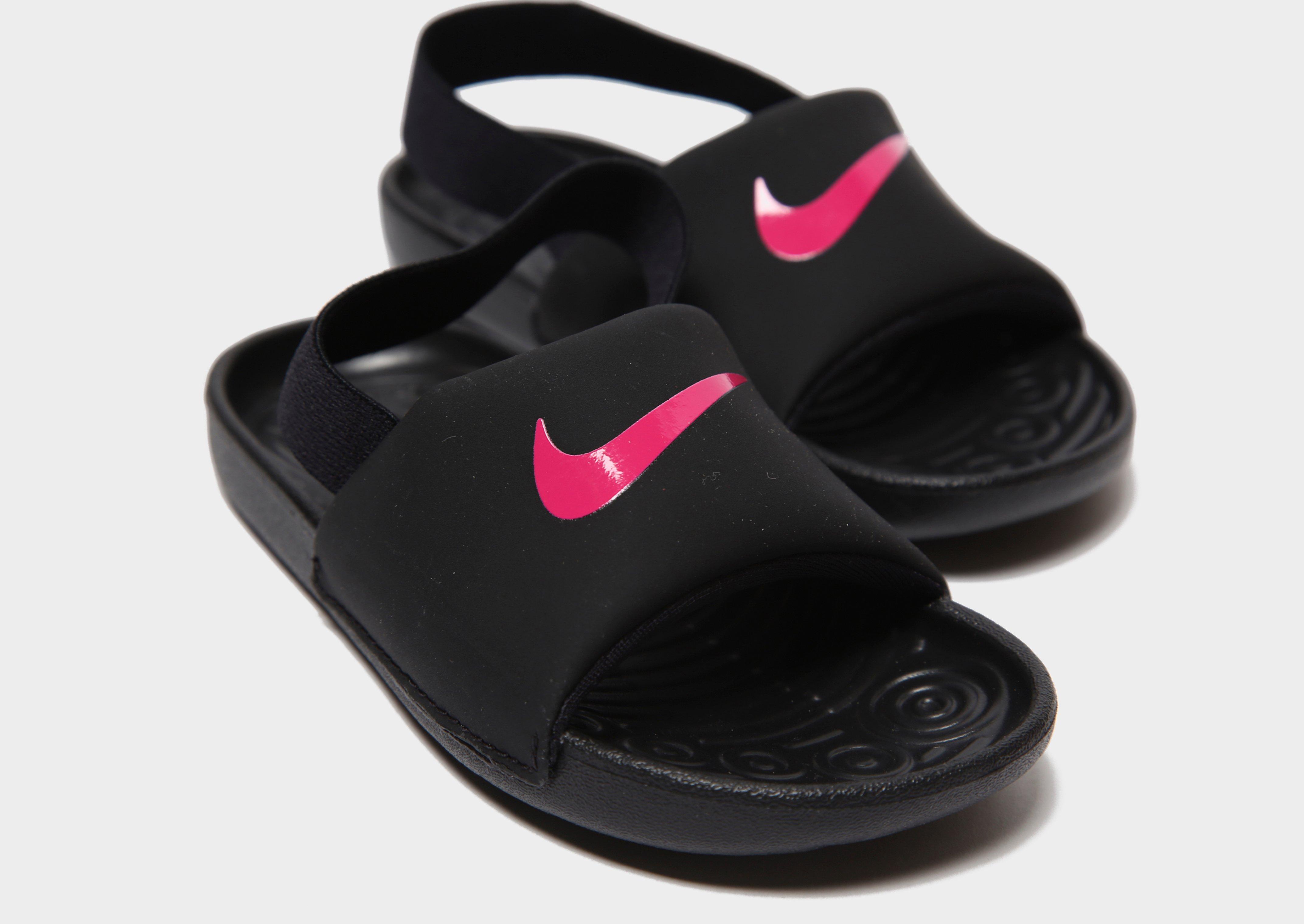 nike kawa slides infant pink