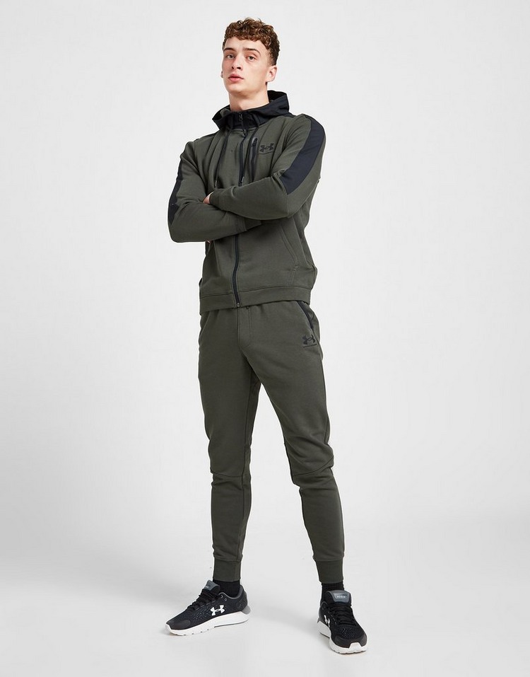 Green Under Armour Threadborne Fleece Joggers | JD Sports