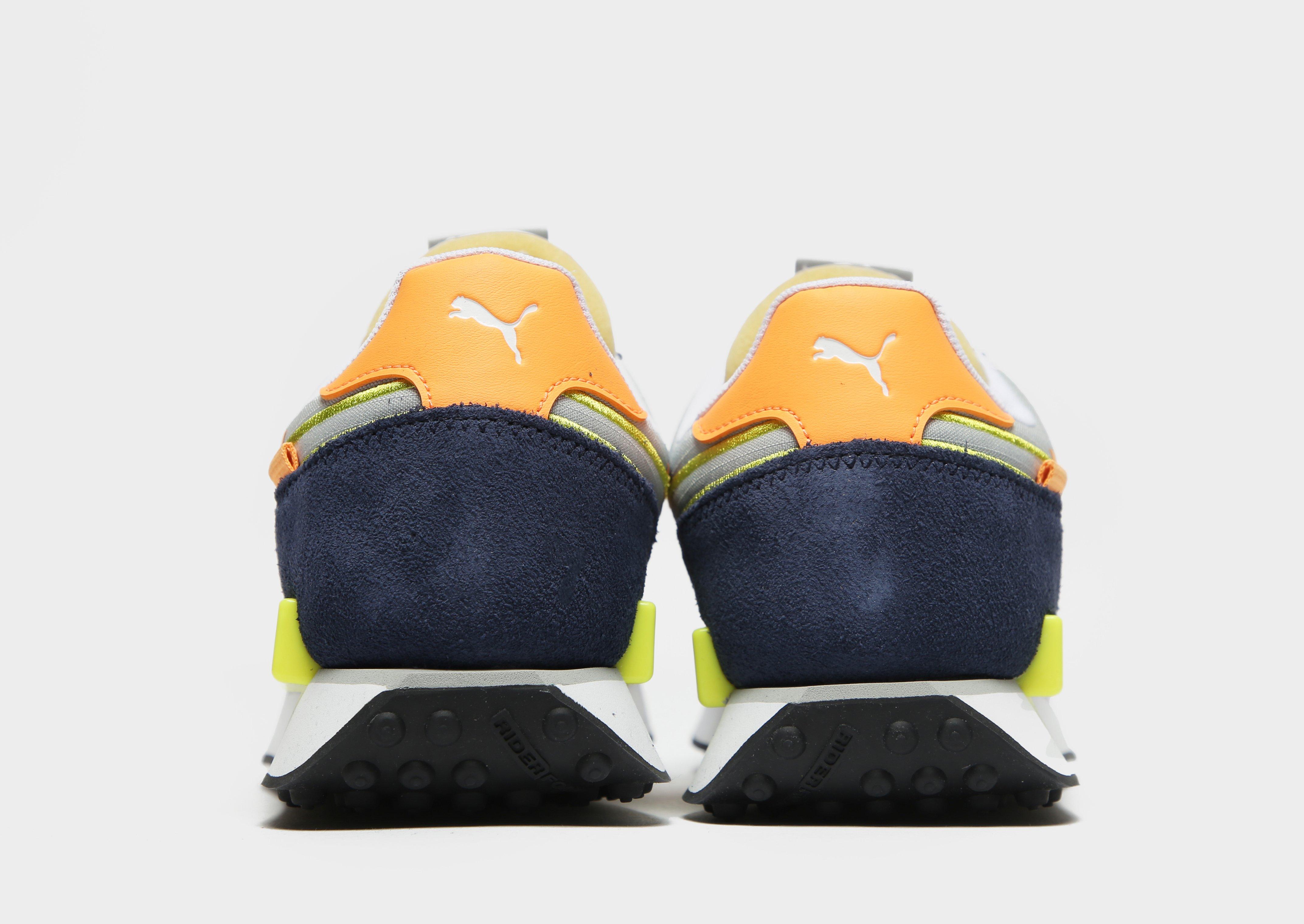 puma future rider black orange grey