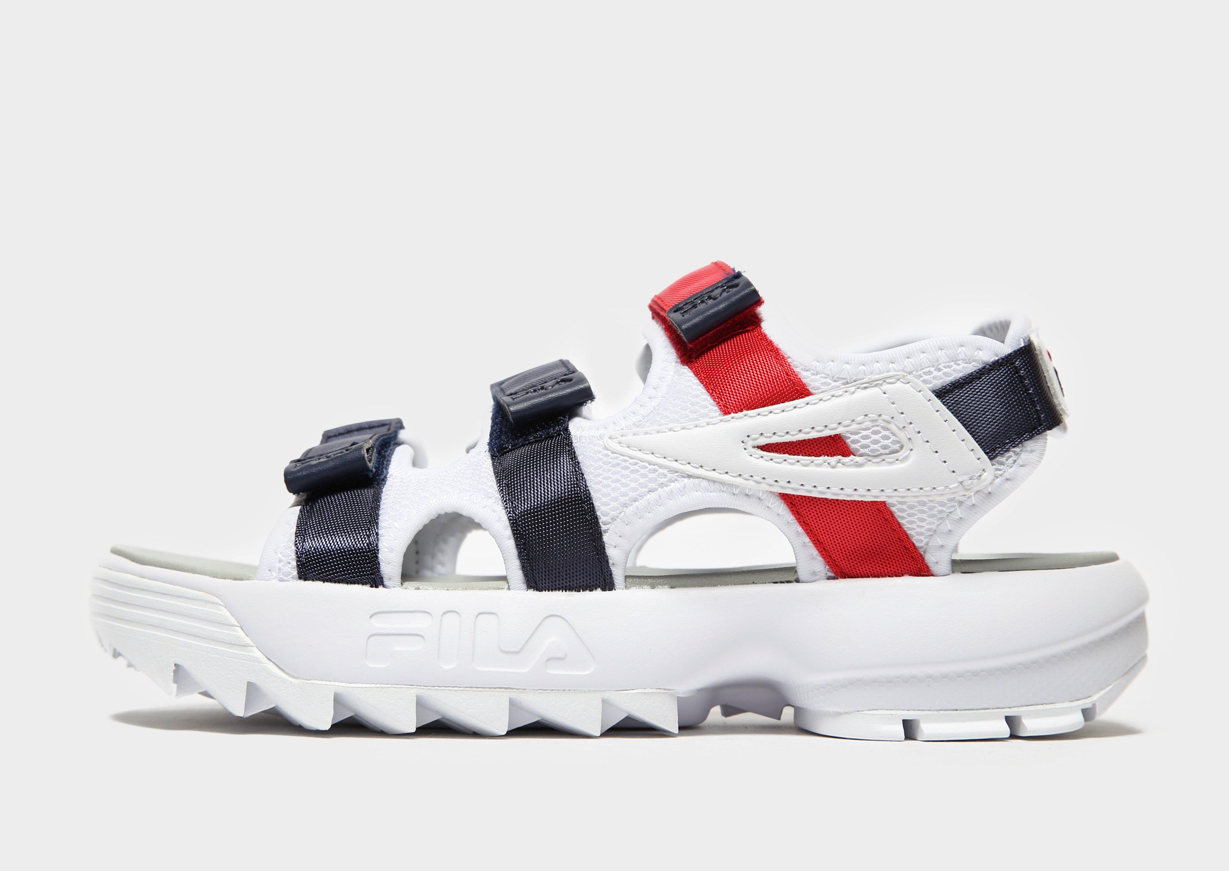 fila two strap sandals