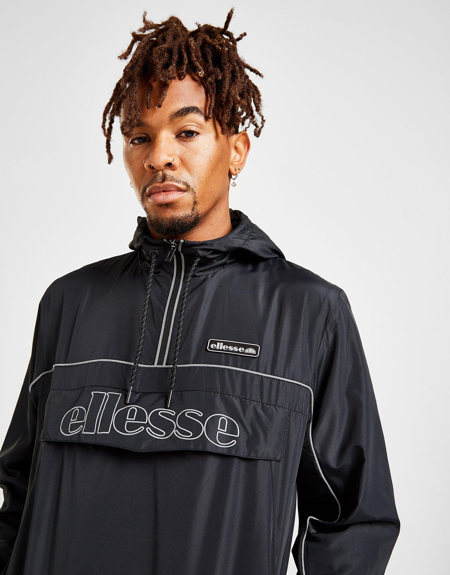 ellesse tracksuit black