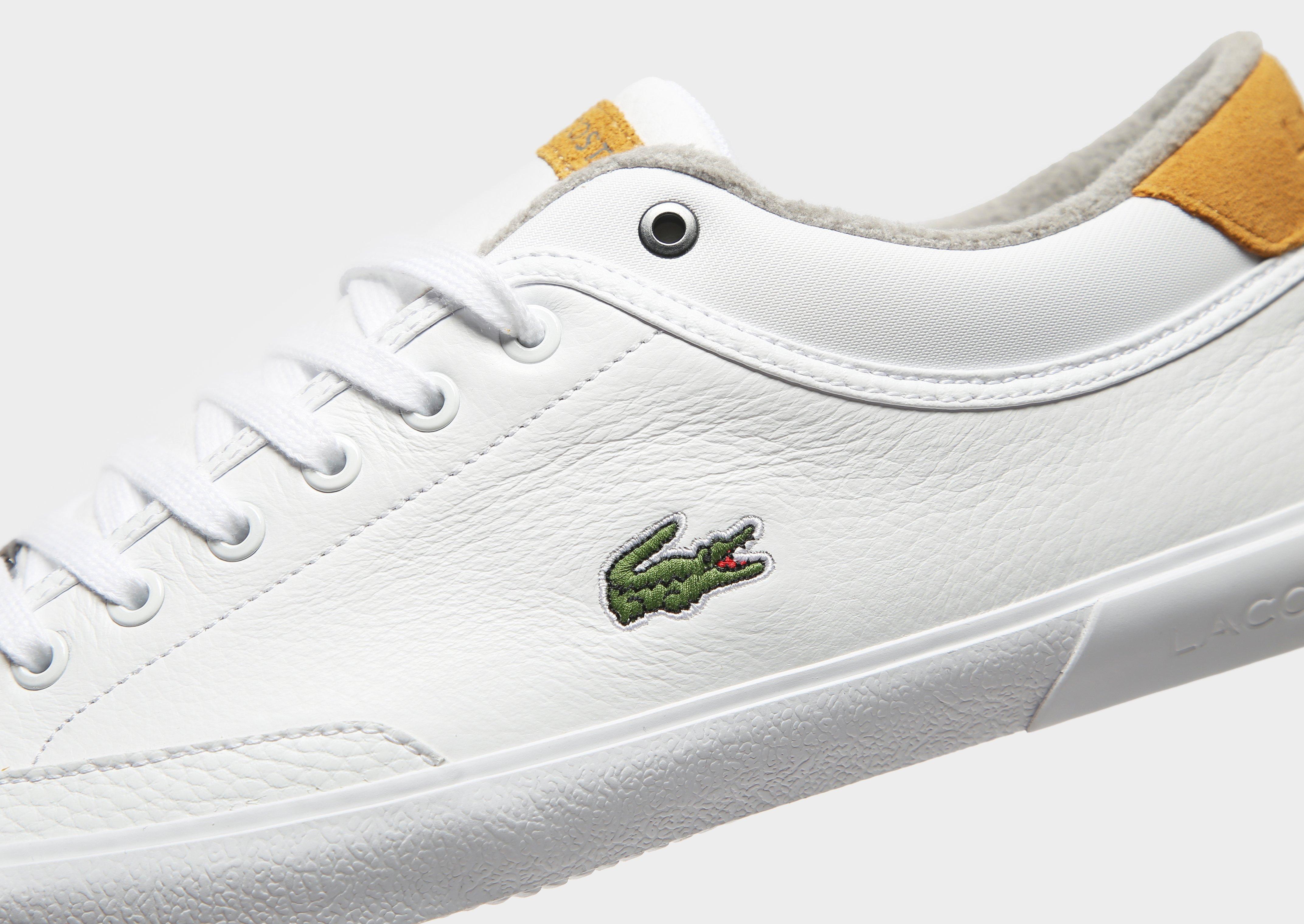 lacoste angha white