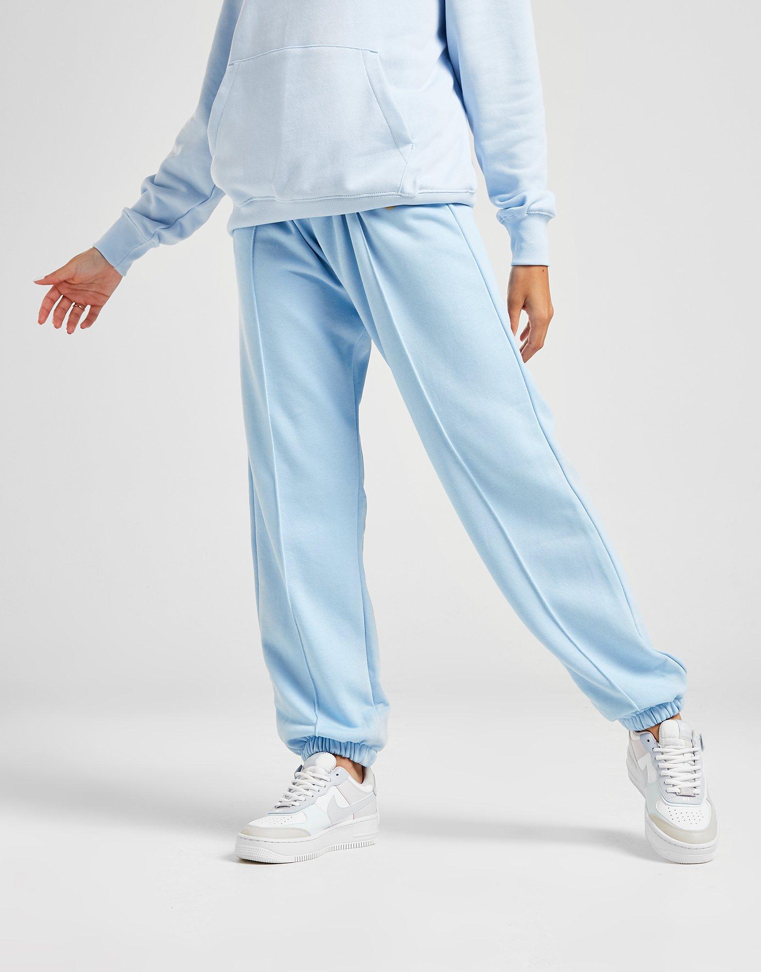 nike swoosh blue joggers