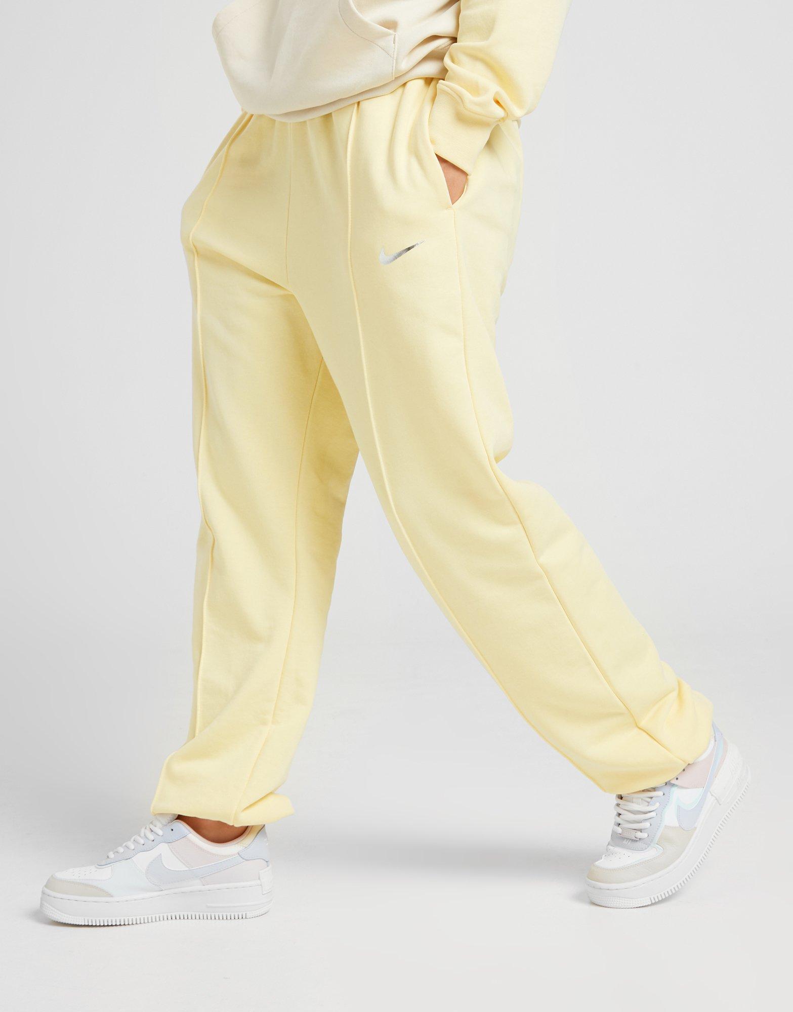 nike mini metallic swoosh pastel joggers