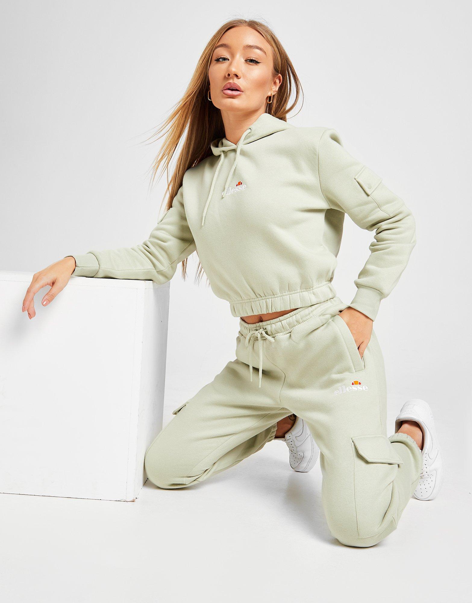 ellesse cargo fleece joggers womens