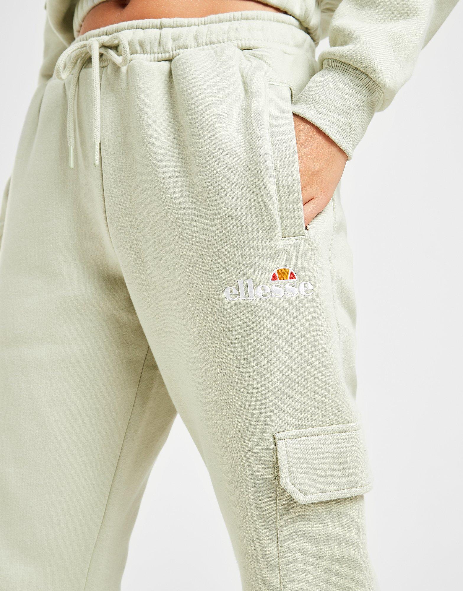 ellesse cargo fleece joggers womens