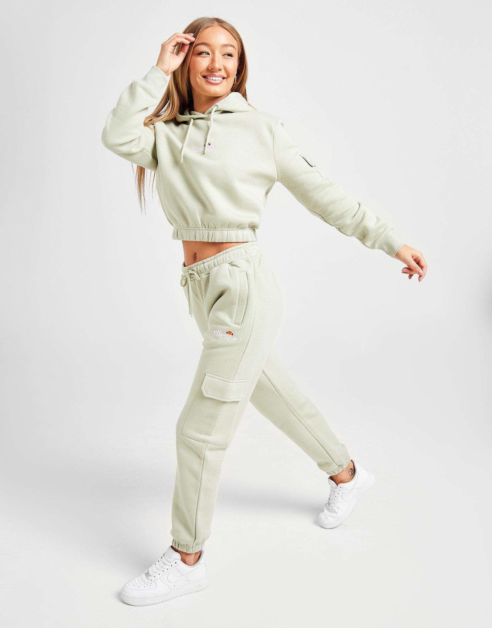 ellesse cargo fleece joggers womens