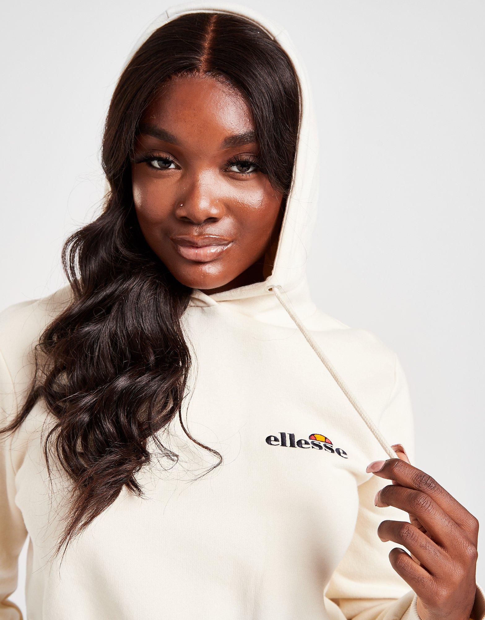 ellesse core crop overhead hoodie