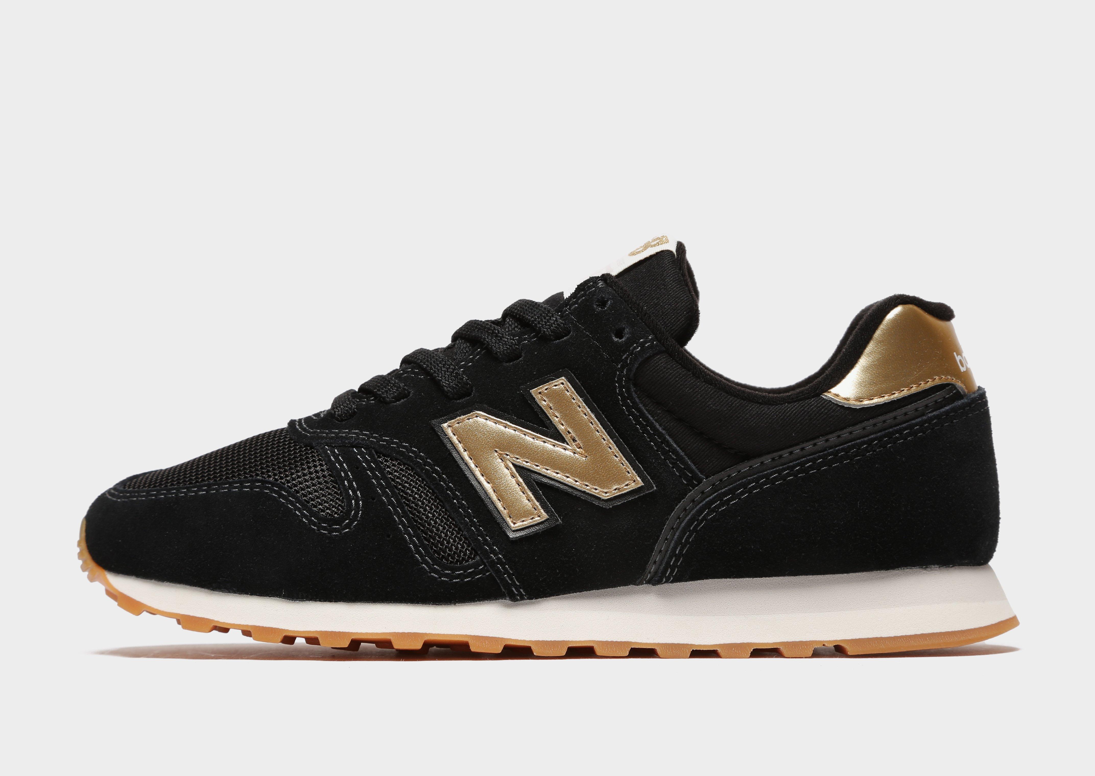 new balance womens 373 trainers black