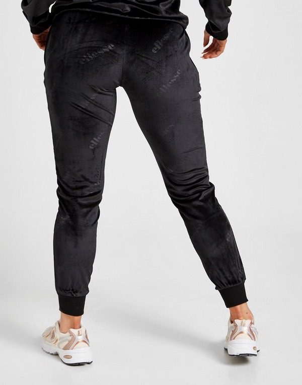 Shop Den Ellesse Velour All Over Print Jogginghose Damen In Schwarz