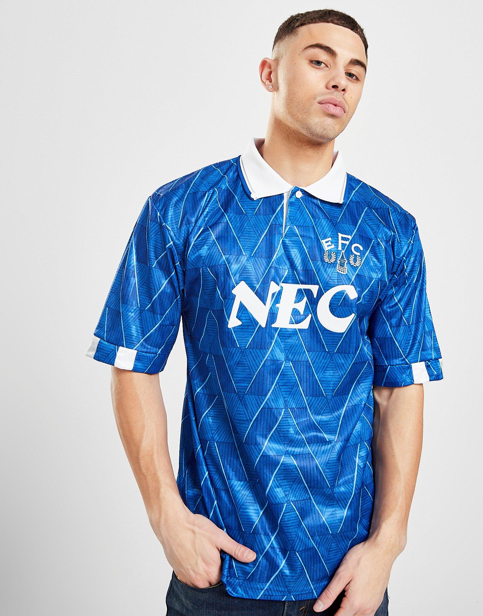 Blue Score Draw Everton FC '90 Home Shirt