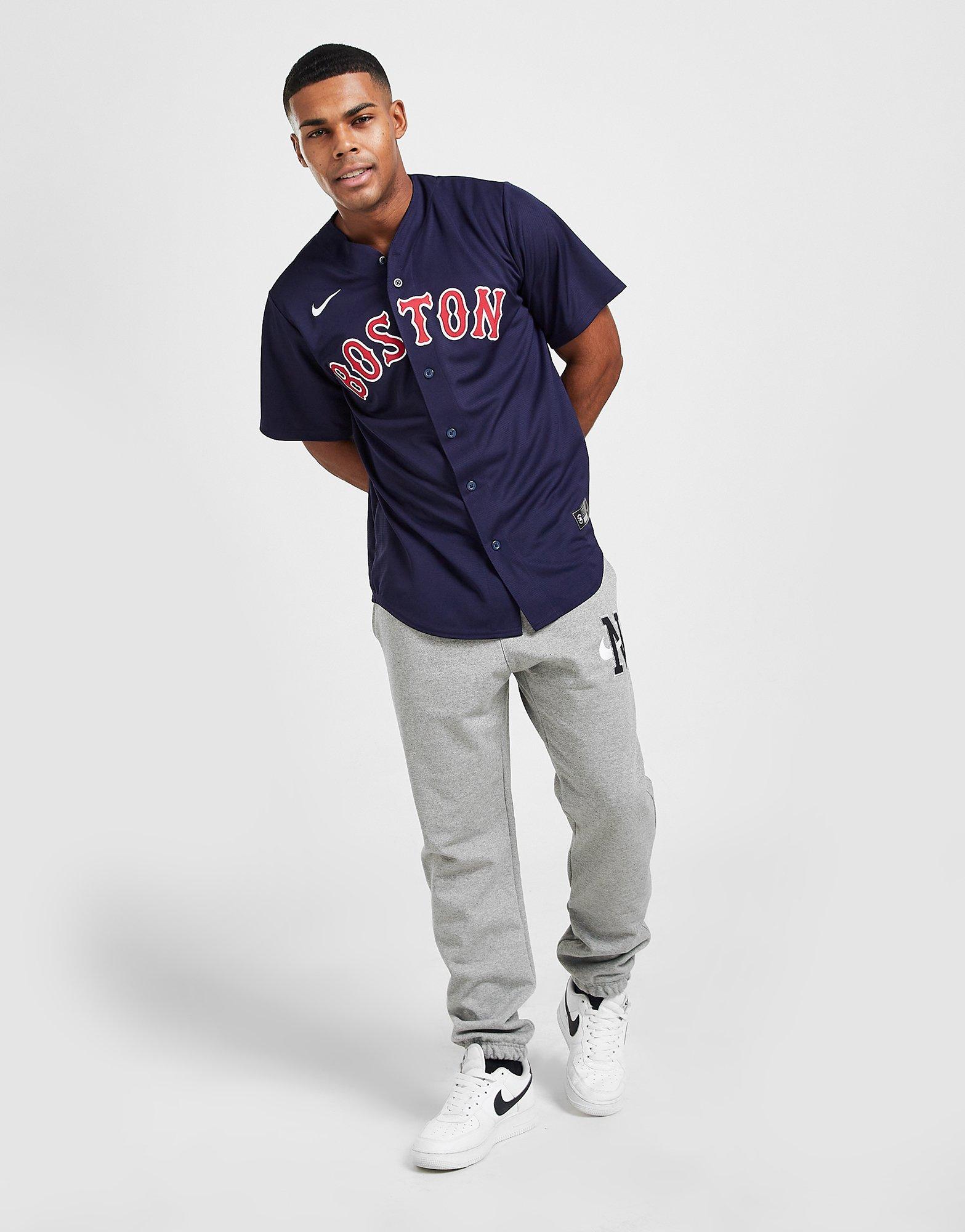 Boston Red Sox NIKE NAVY Road Alternate Cool Base Team Jersey