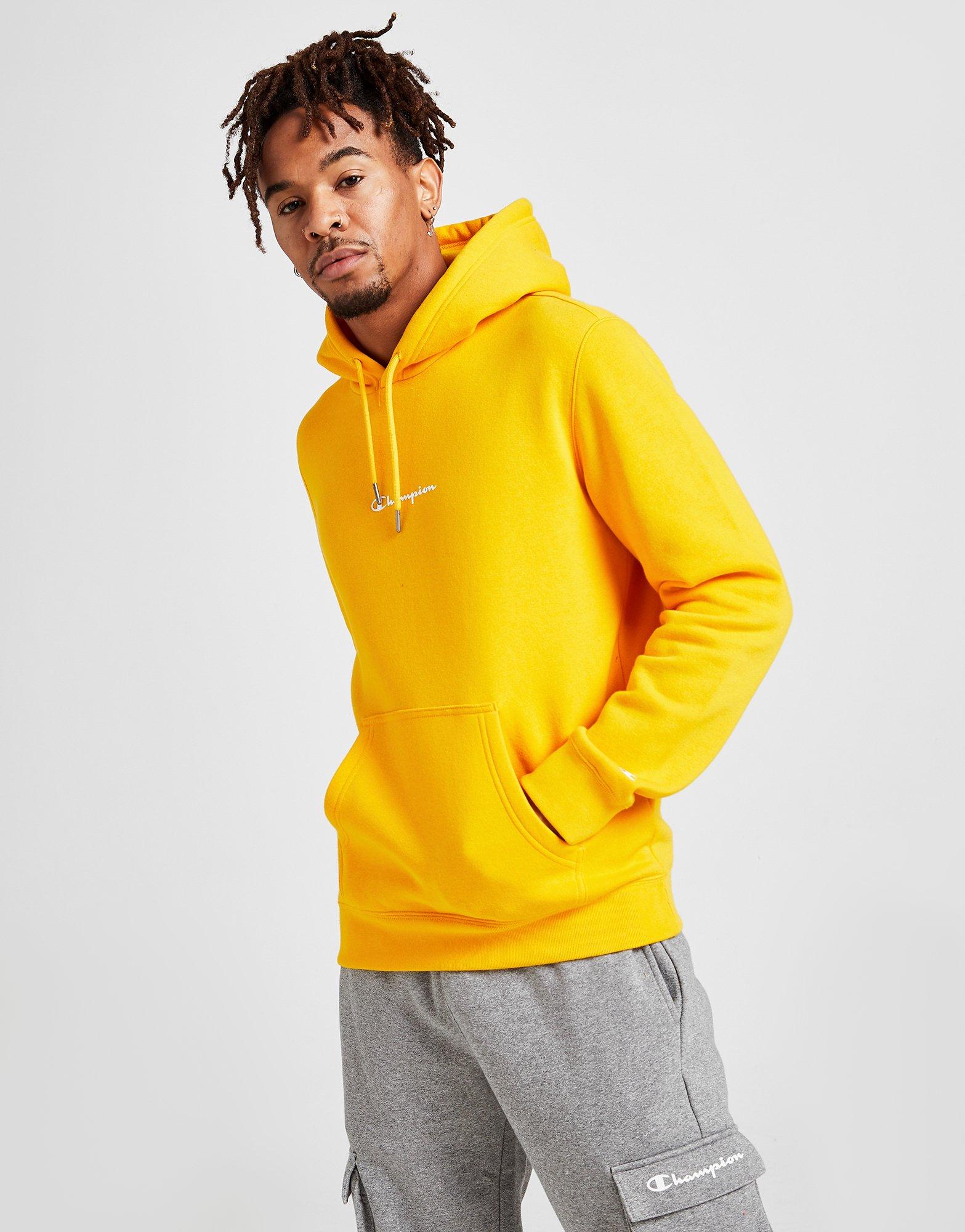 yellow champion sweatpants