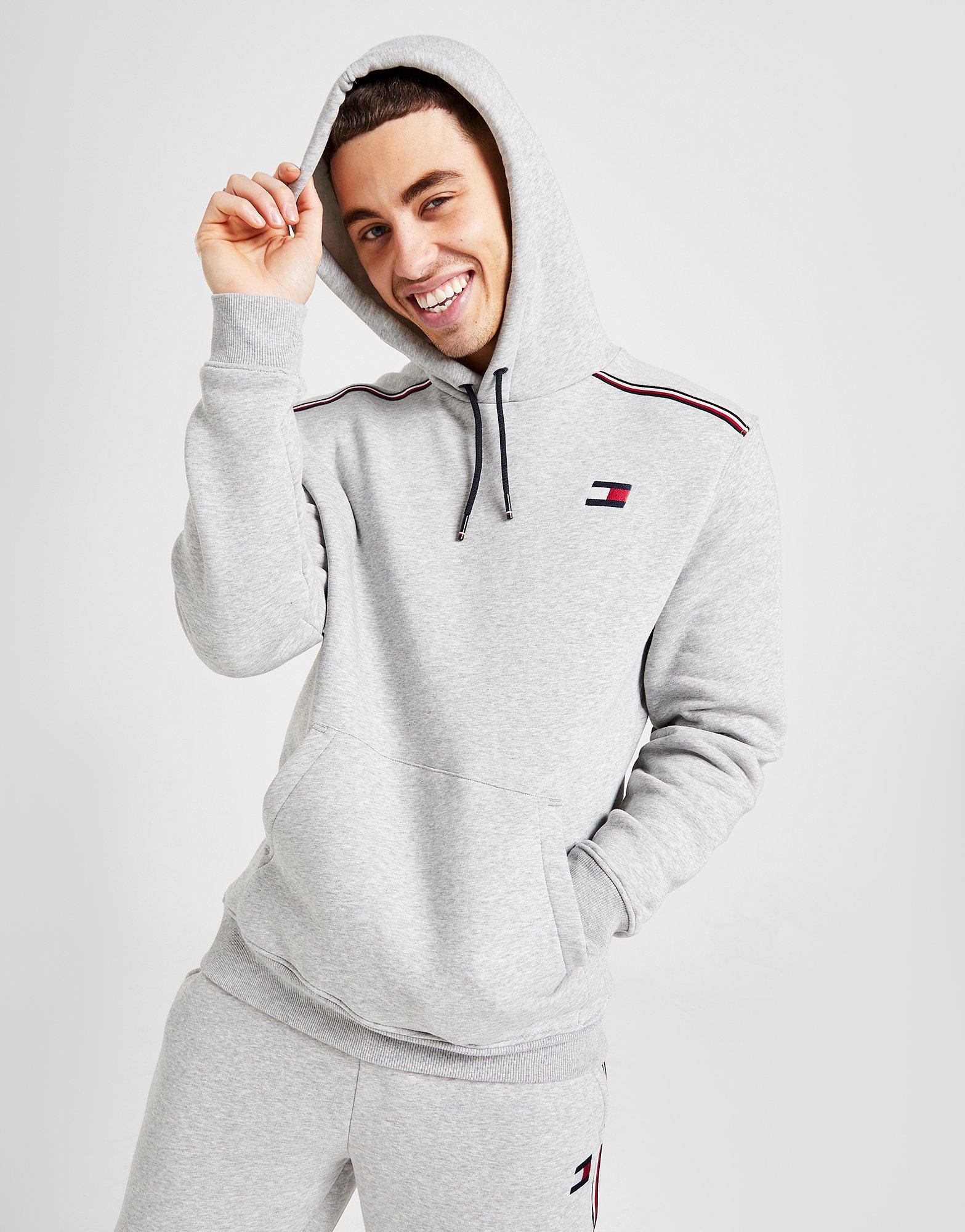 tommy hilfiger tape hoodie