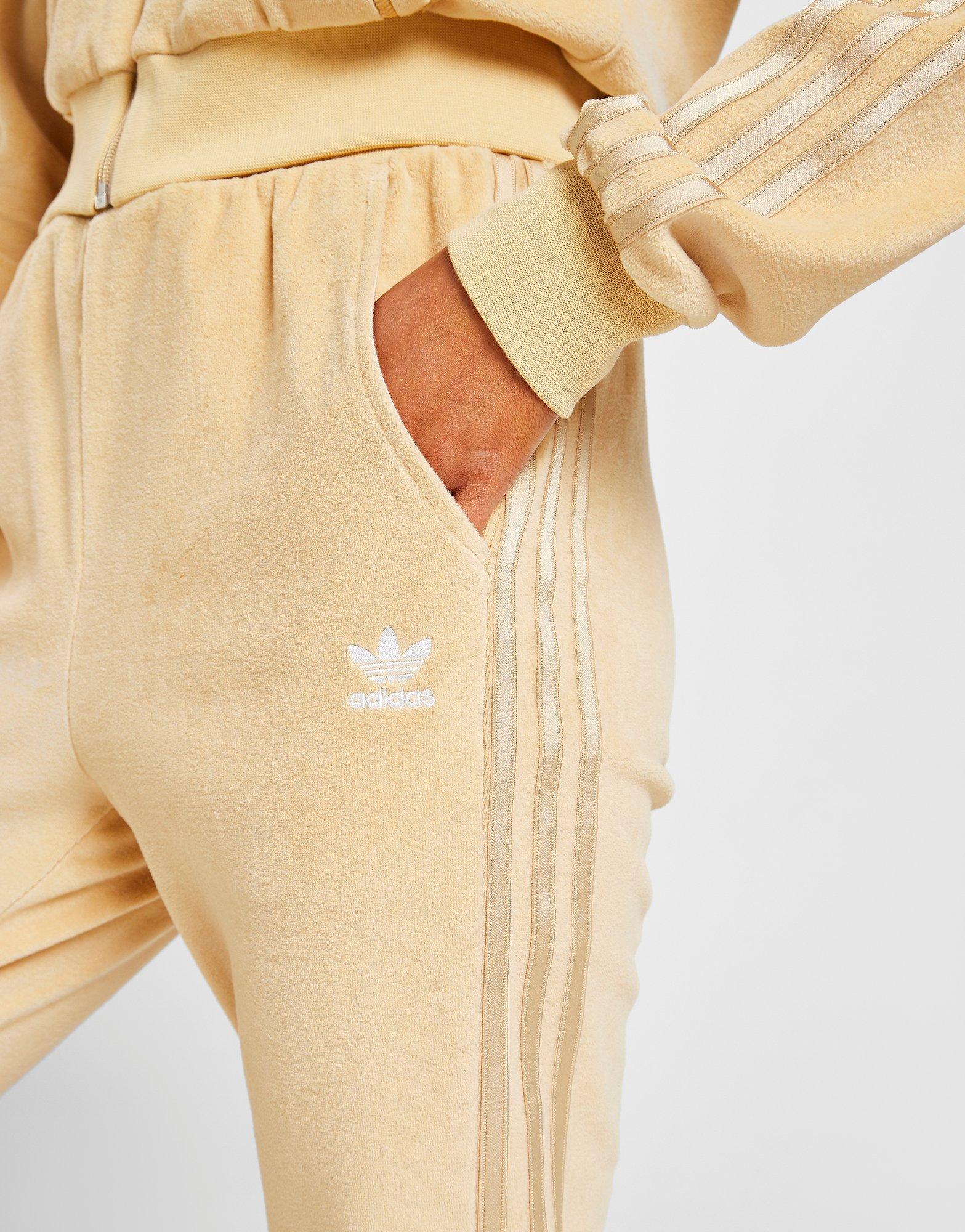 adidas originals velour slim track pants