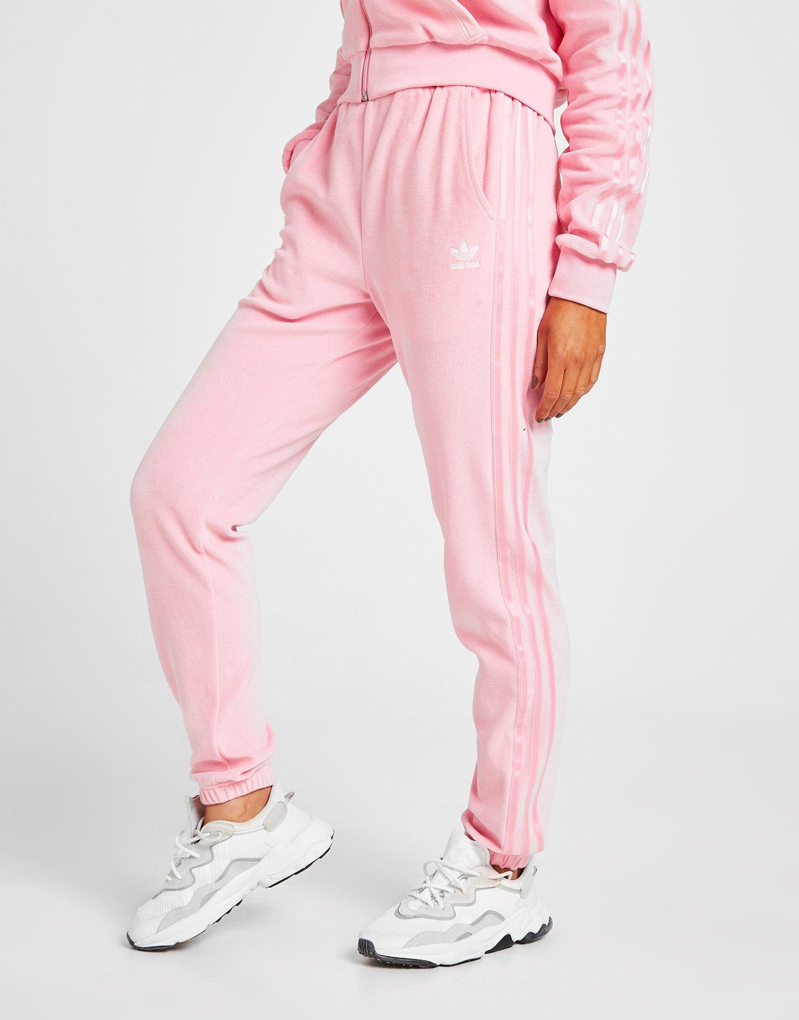 pink slim joggers