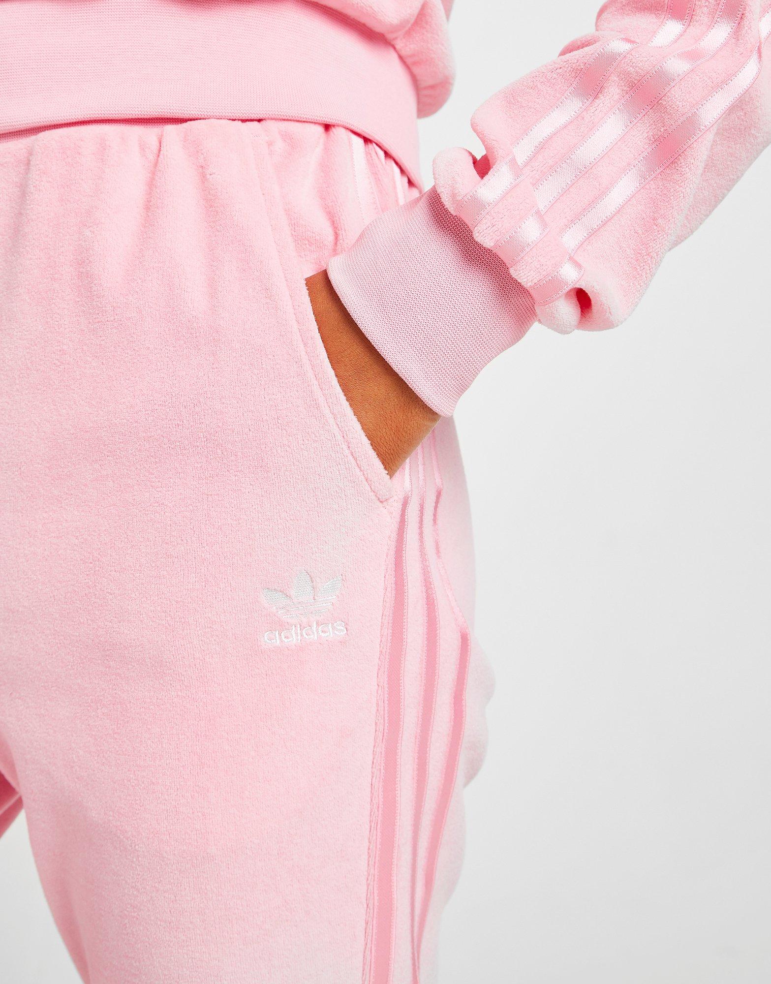 adidas originals velour slim track pants