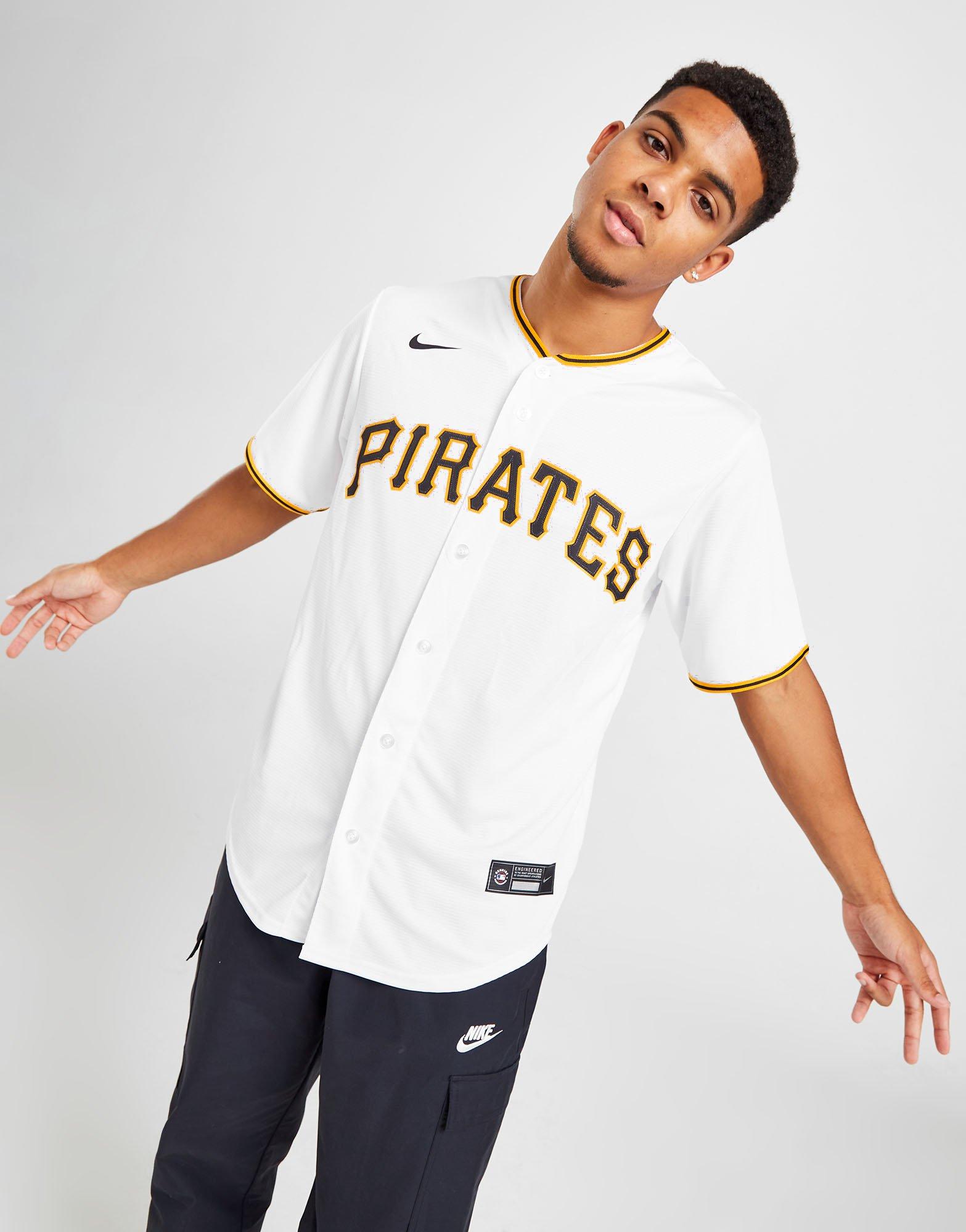 White Nike MLB Pittsburgh Pirates Home Jersey - JD Sports Ireland