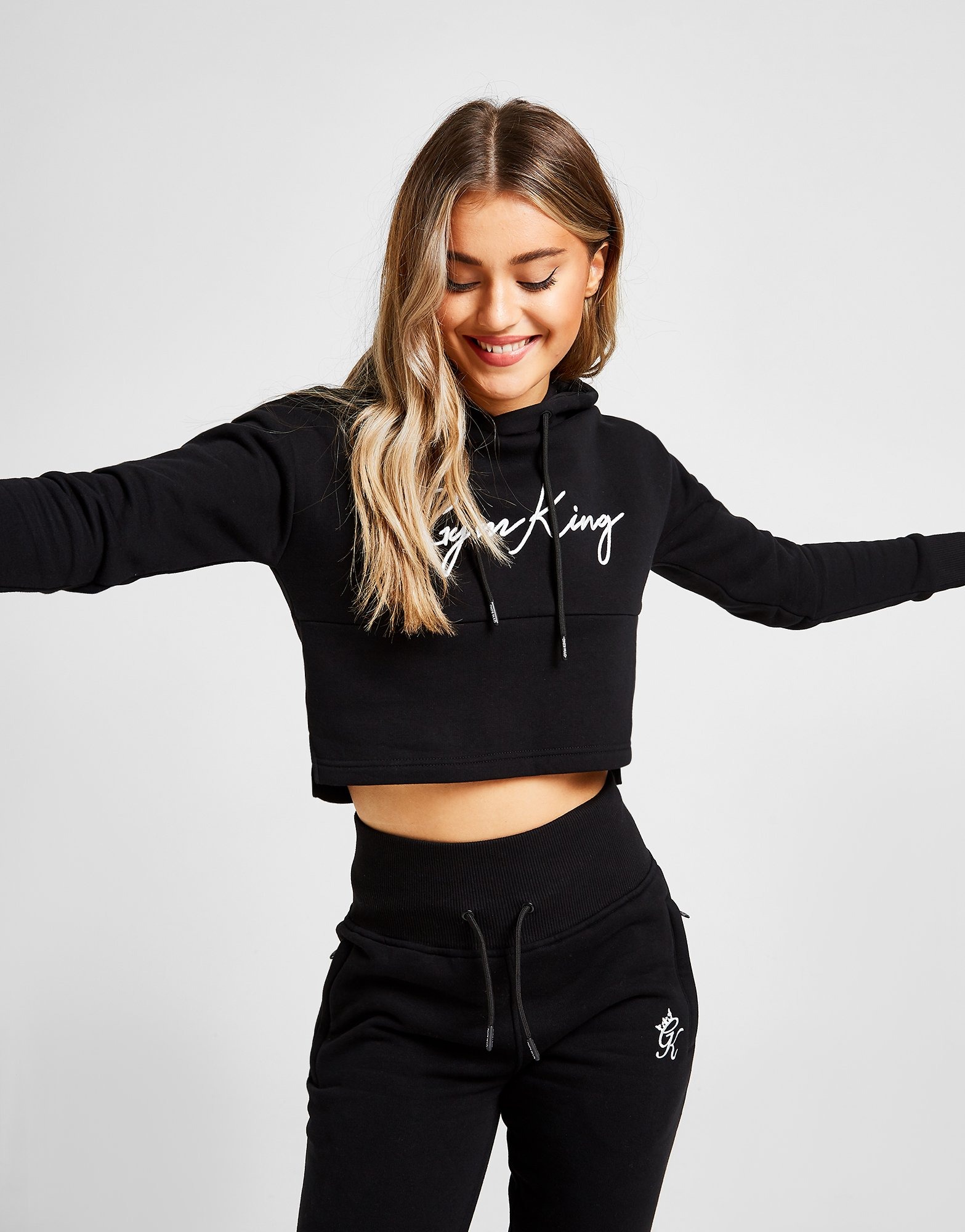black gym king hoodie