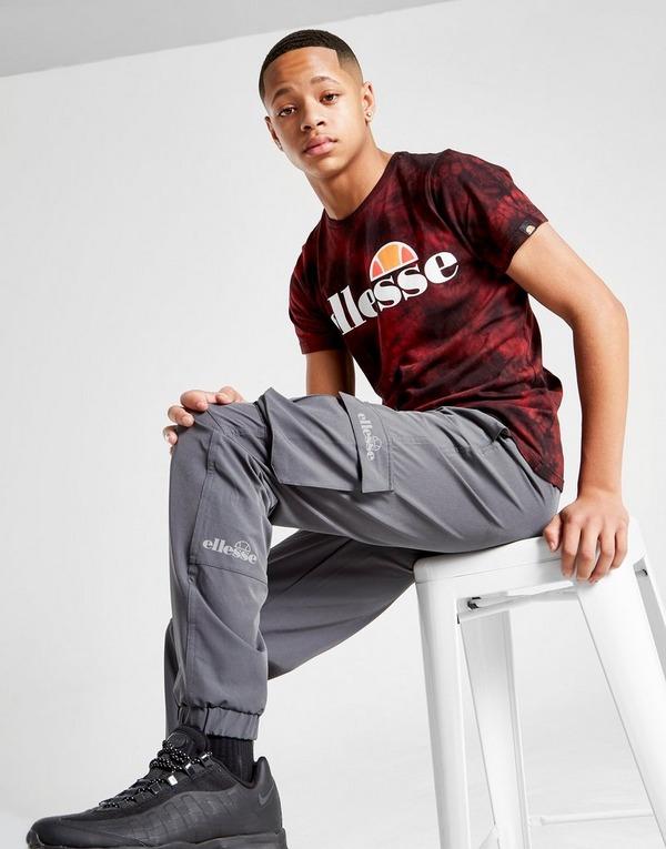 Grey Ellesse Phicalo Cargo Track Pants Junior Jd Sports