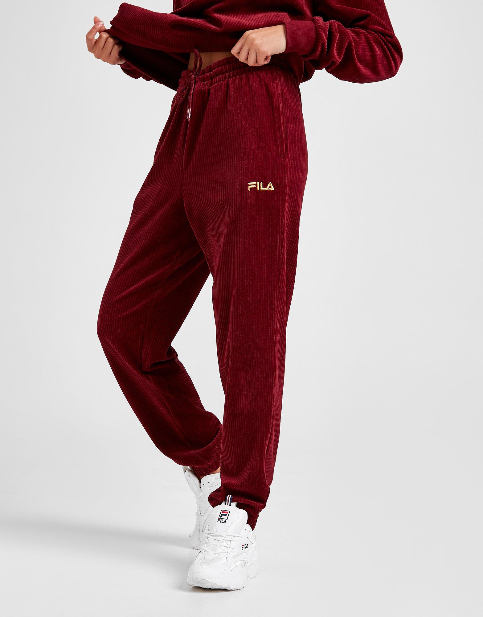 fila bordeaux velour