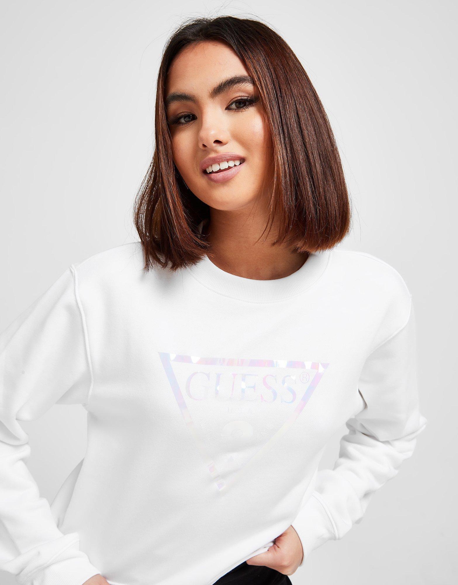 guess triangle sweatshirt