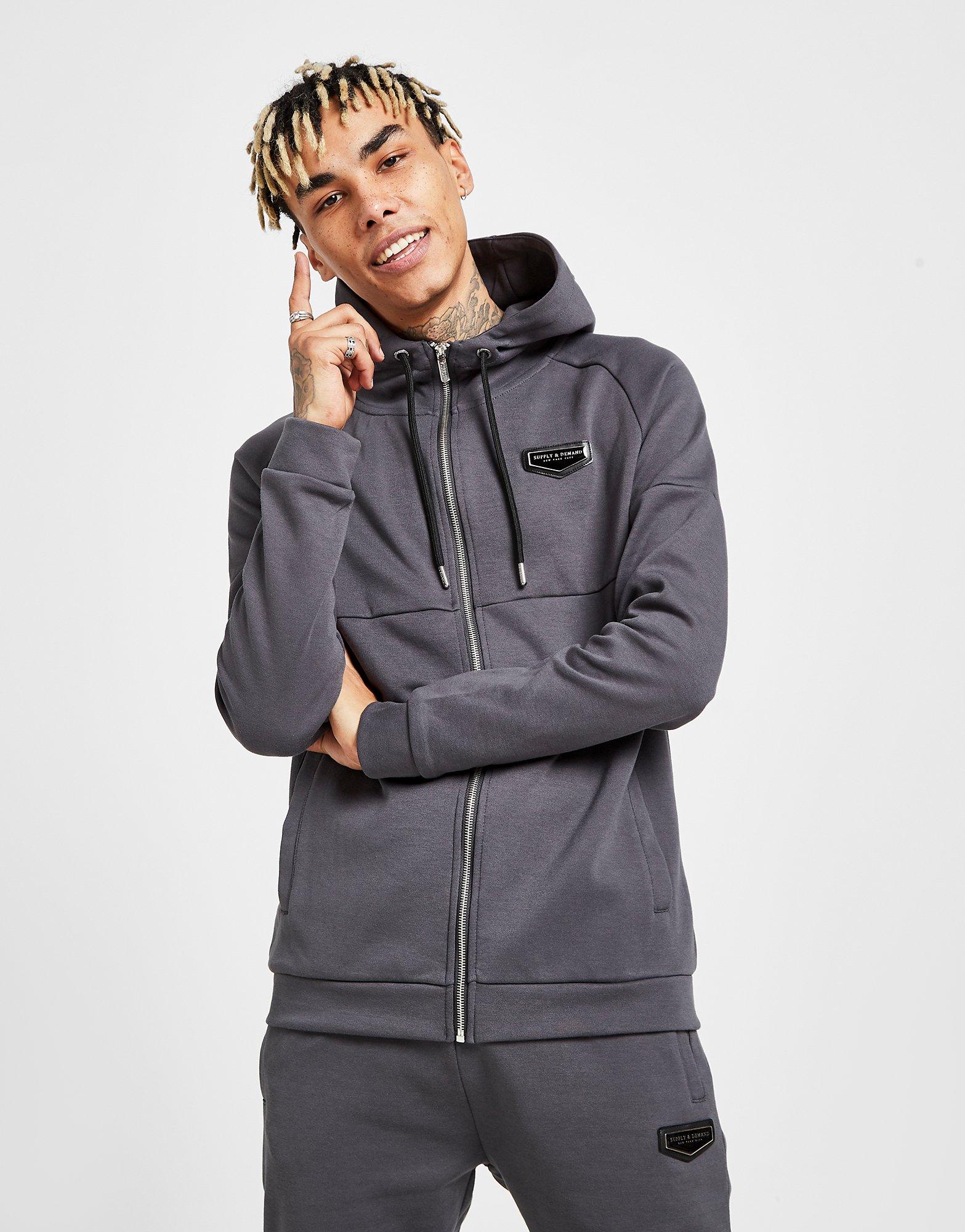 supply and demand grey tracksuit