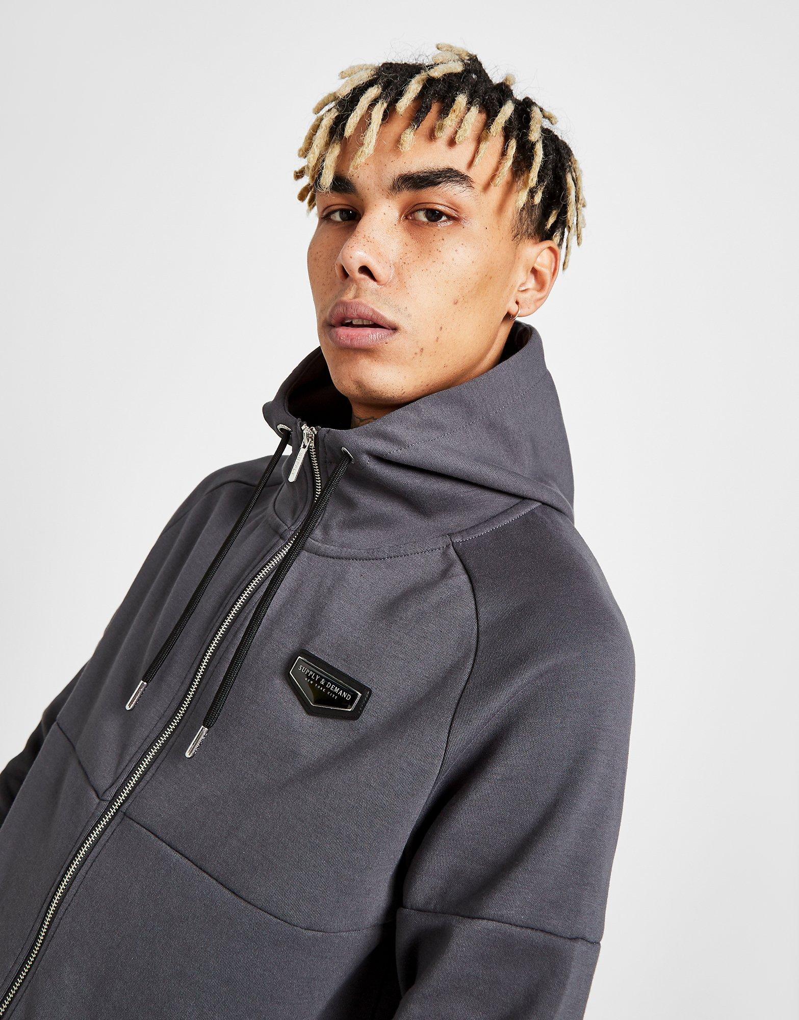 supply and demand grey tracksuit