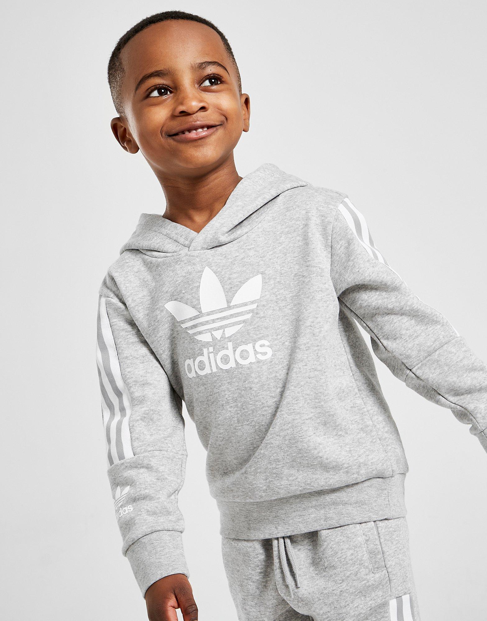 childrens grey adidas tracksuit